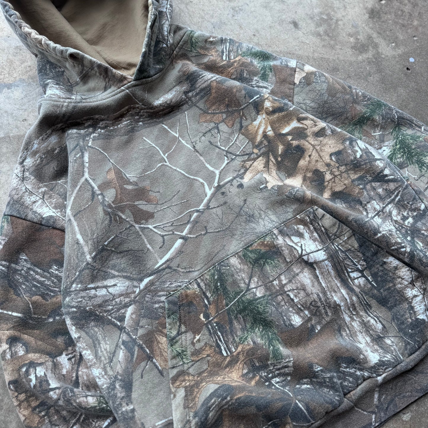 (M) 00s Faded Camo Hoodie