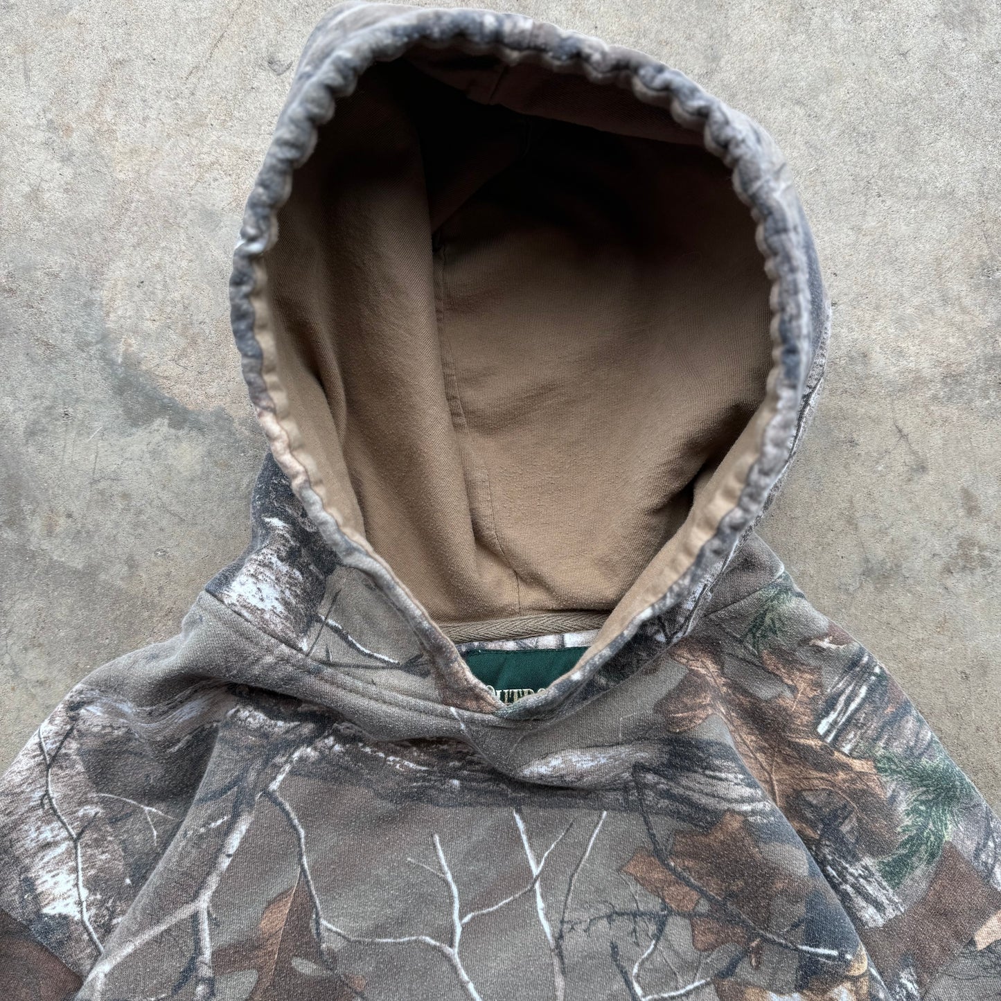 (M) 00s Faded Camo Hoodie