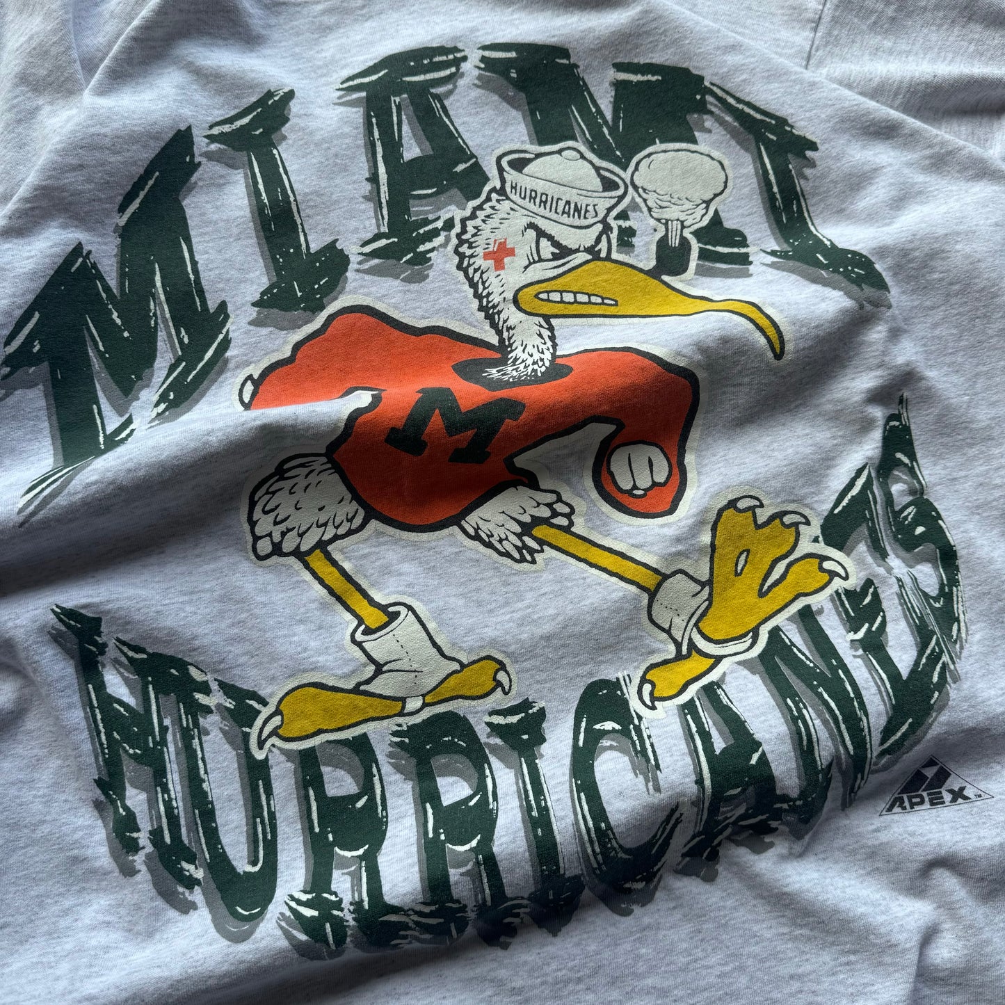 (L) 90s Miami Hurricanes Graphic Tee