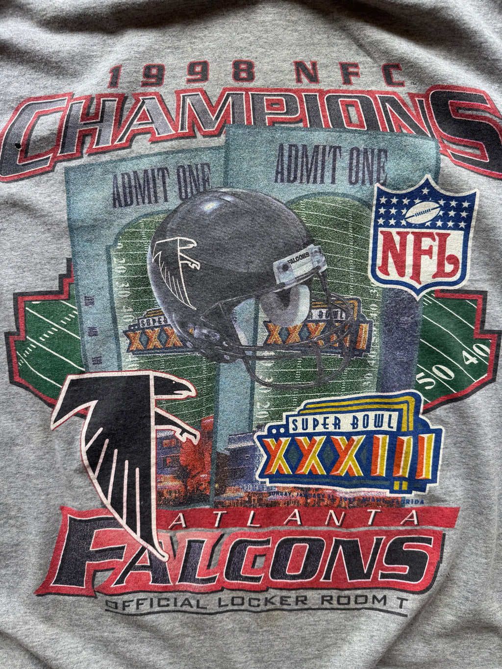 (XXL) 90s Atlanta Falcons NFC Champs Tee