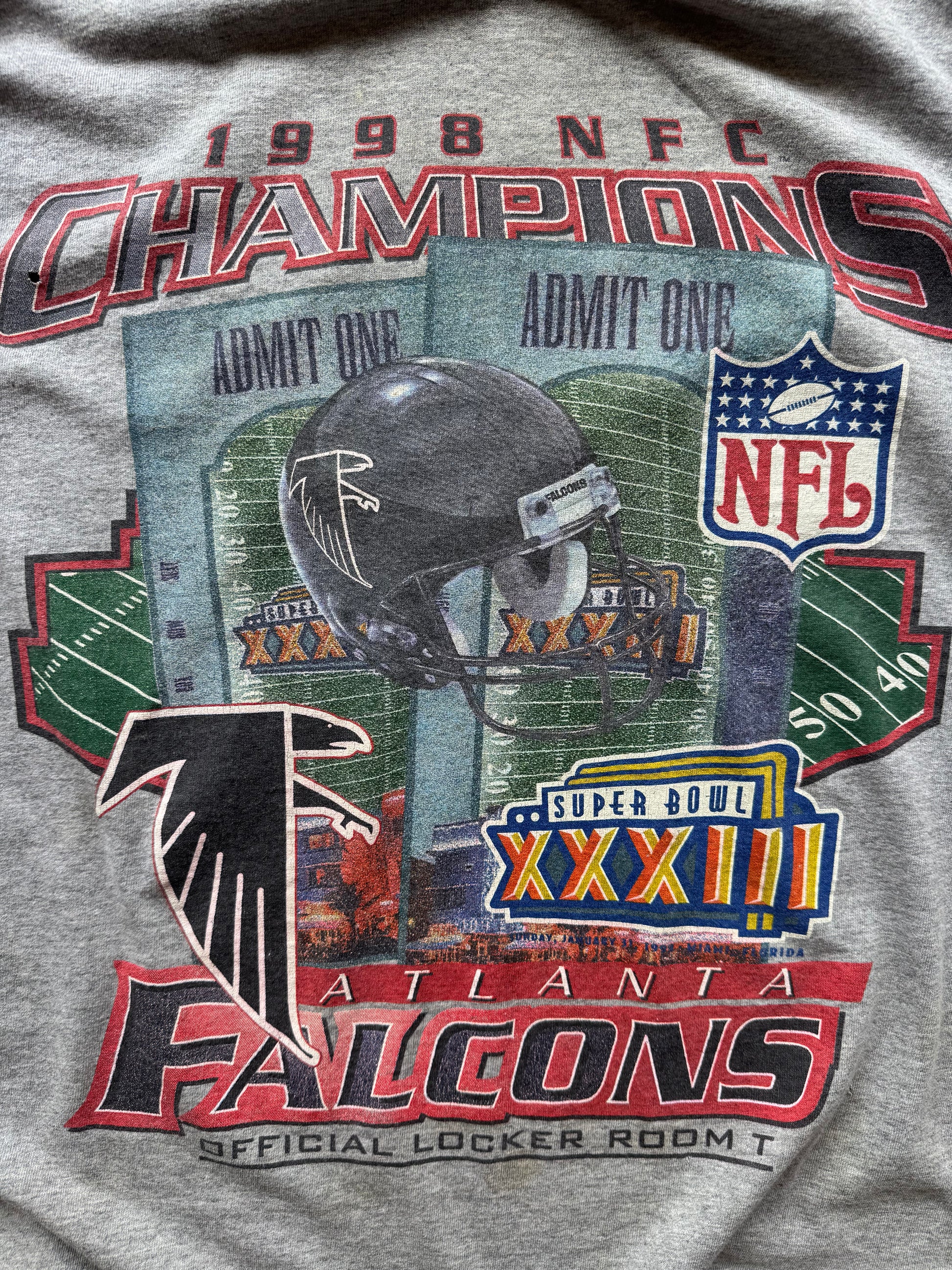 (XXL) 90s Atlanta Falcons NFC Champs Tee