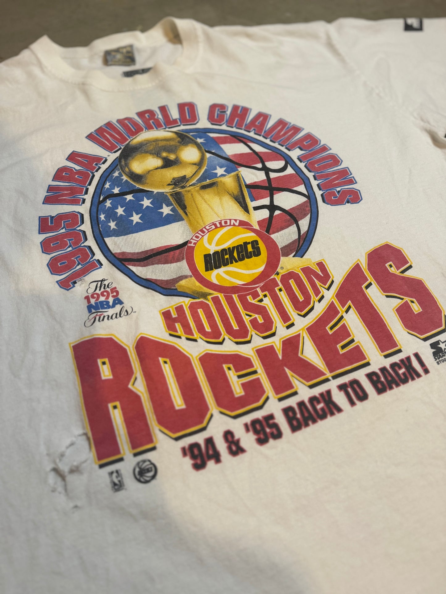 XXL-90s Houston Rockets Vintage Tee