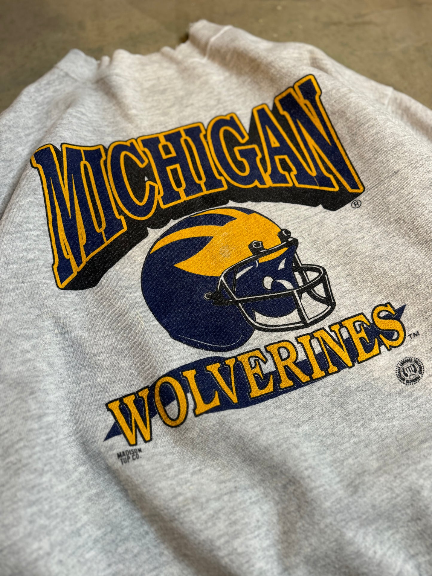 M - Vintage Michigan Wolverines Crewneck