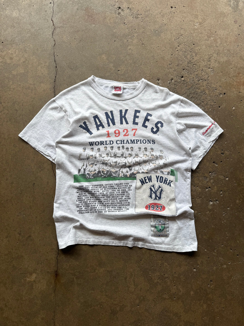 (L) 90s New York Yankees Long Gone Tee