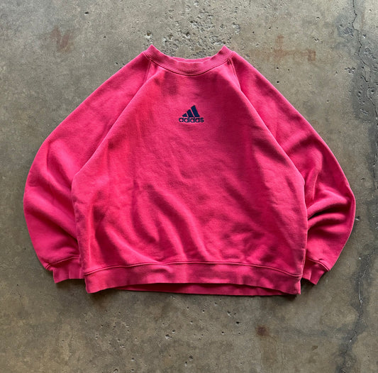 S - Vintage Adidas Center hit Crewneck