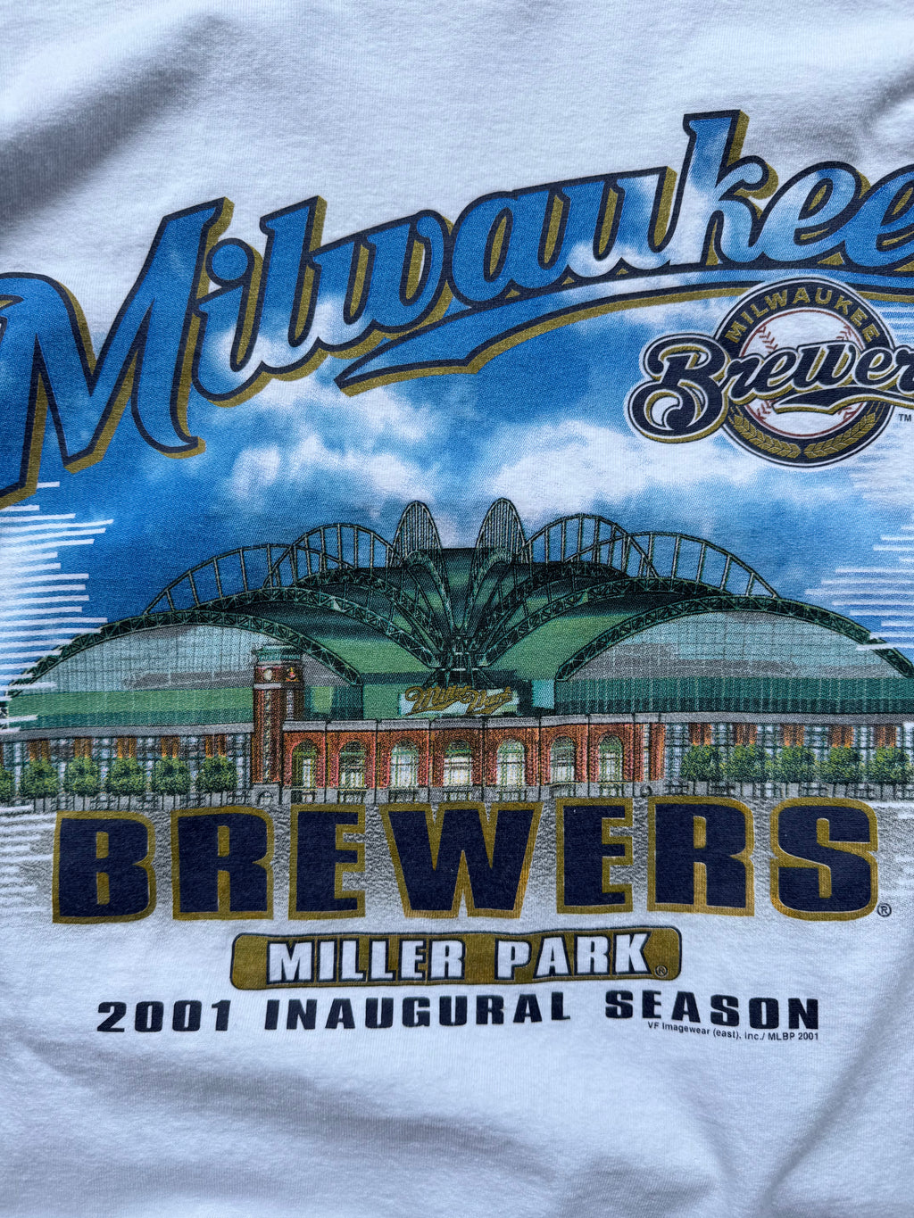 (XL) 00s Milwaukee Brewers Miller Park Graphic Tee