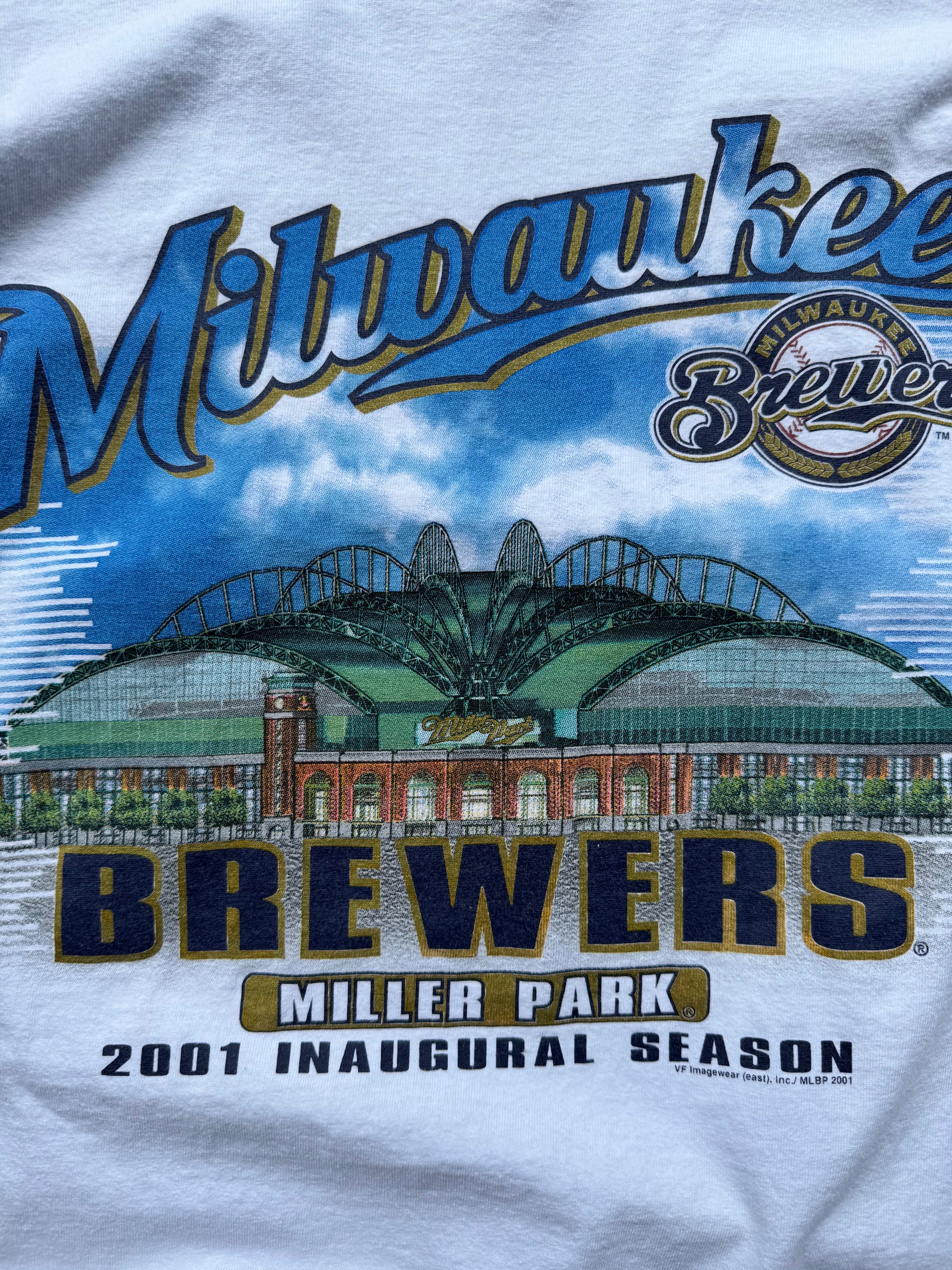 (XL) 00s Milwaukee Brewers Miller Park Graphic Tee