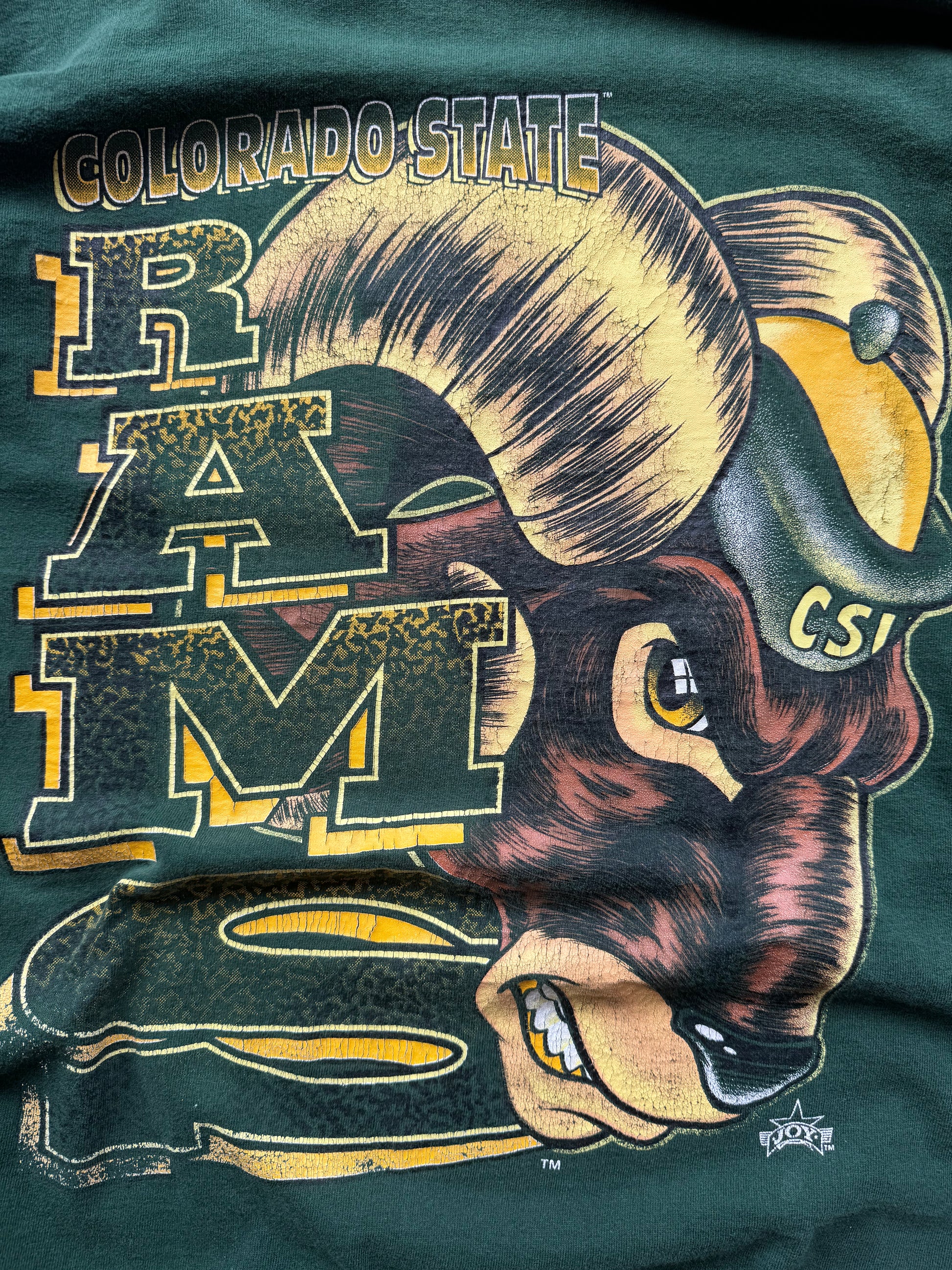 (L) 90s Colorado State Rams Tee