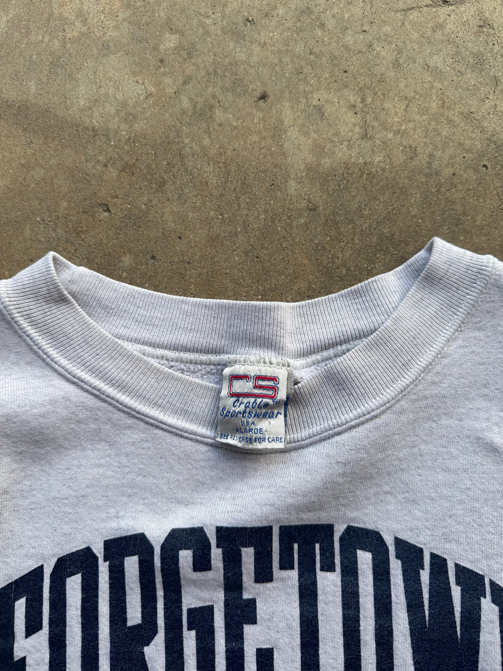 (XL) 90s Georgetown XXL Athletic Dept. Crewneck