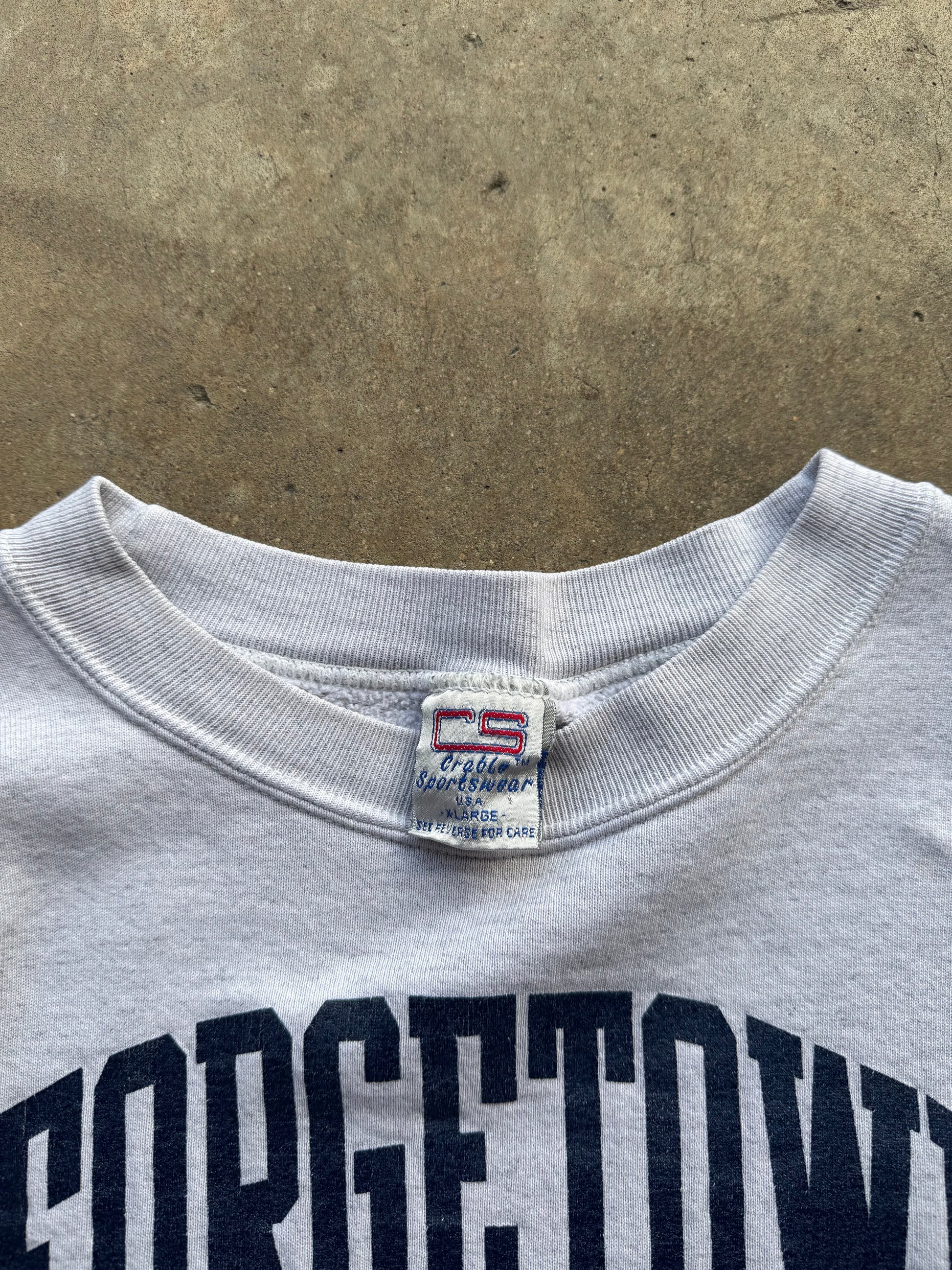 (XL) 90s Georgetown XXL Athletic Dept. Crewneck