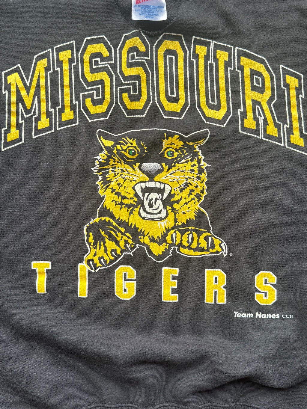 (S) 90s University of Missouri Tigers Crewneck