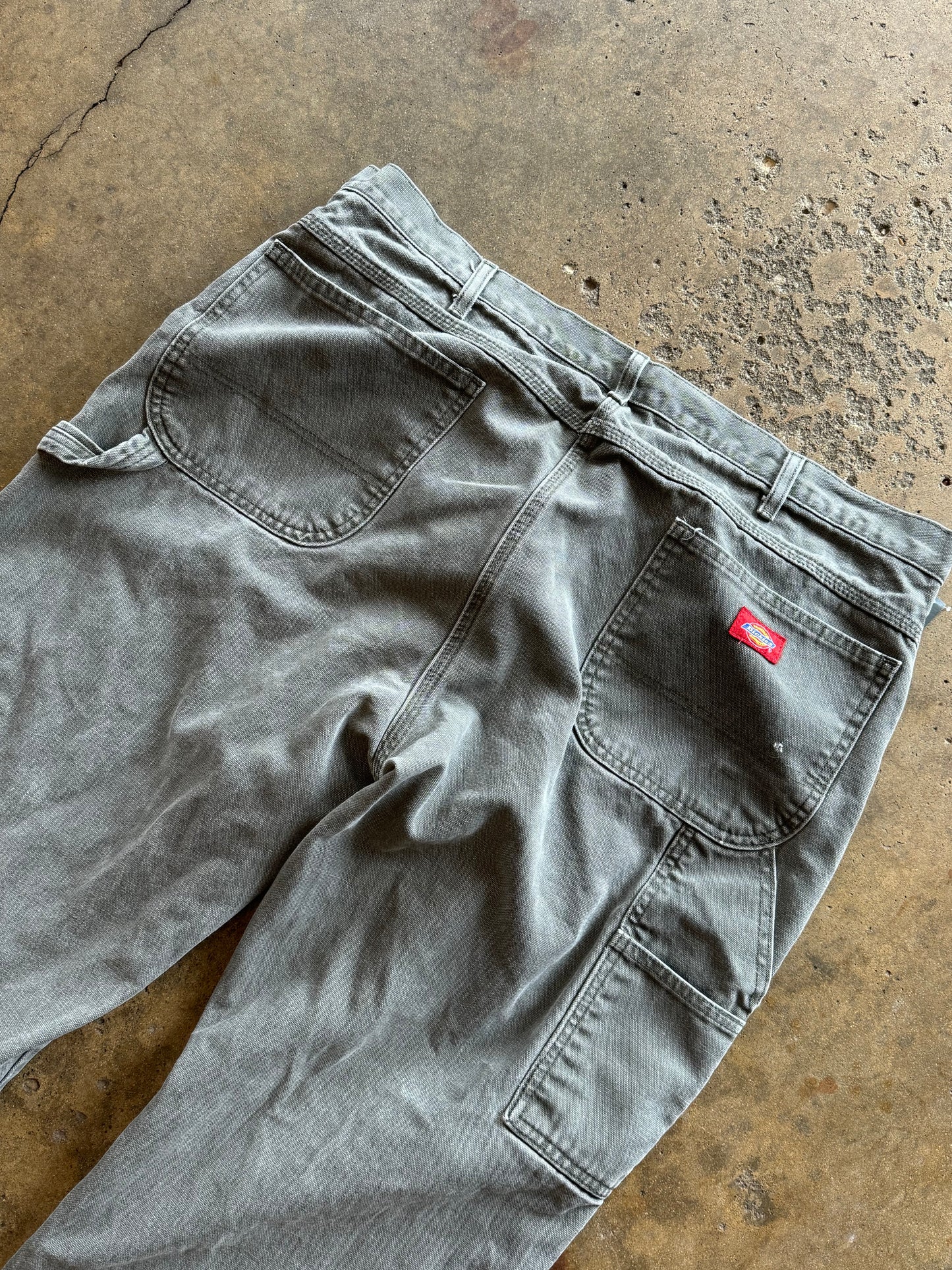 40 - Faded Gray Vintage Dickies Carpenter Pants