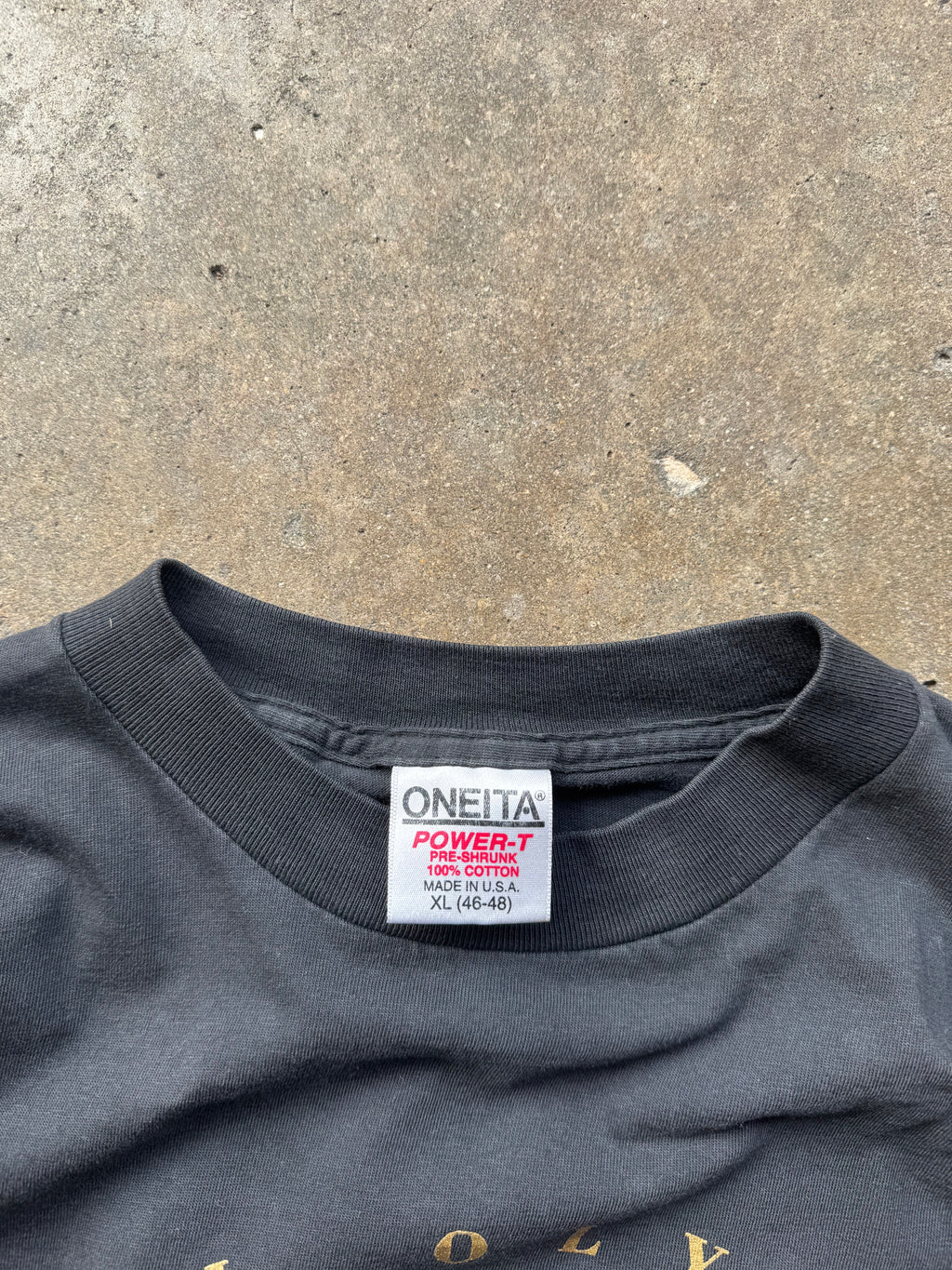 (XL) 90s Black Atlanta Olympics Logo Tee