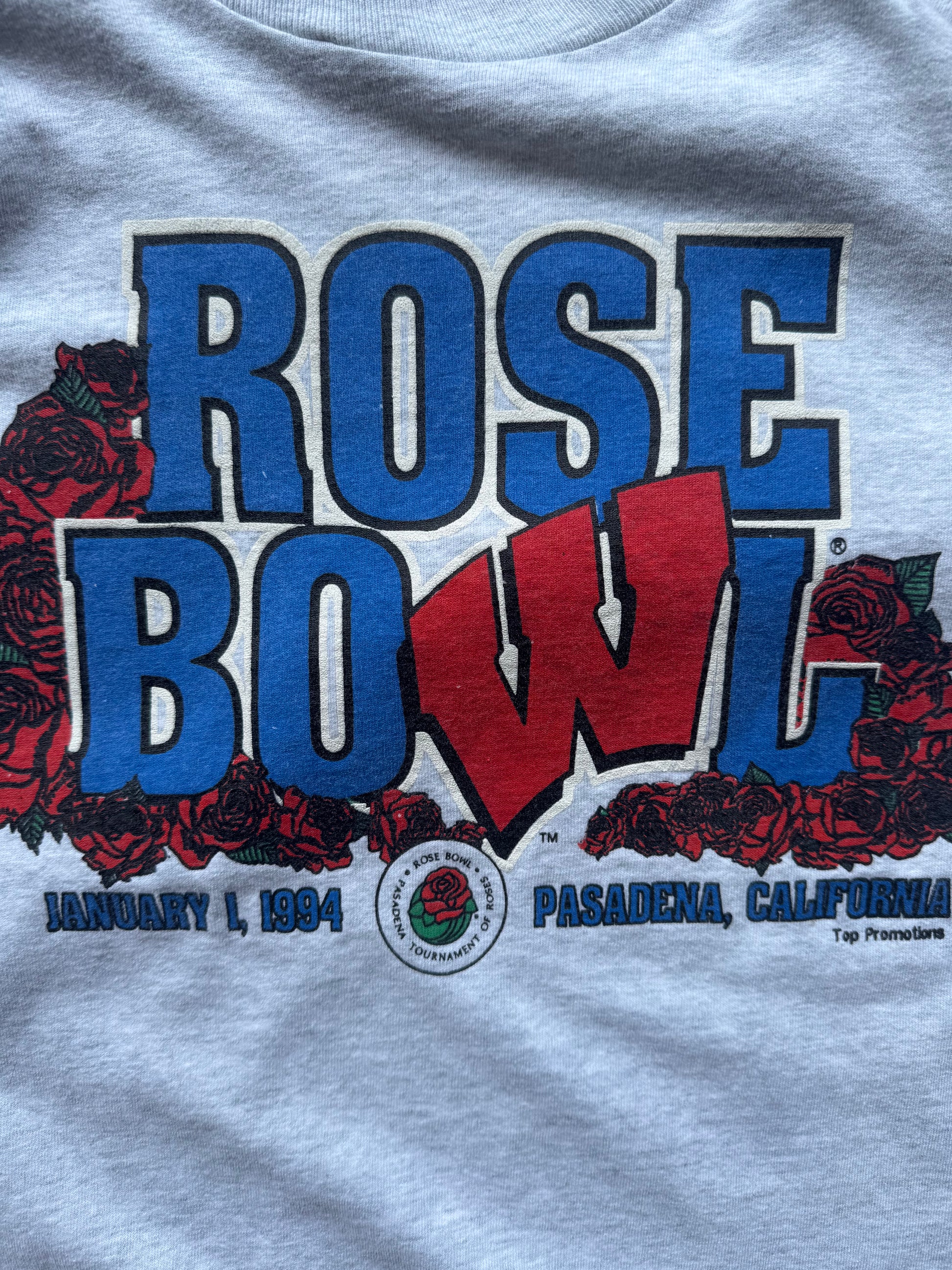(XL) 90s Wisconsin Badgers Rose Bowl Tee