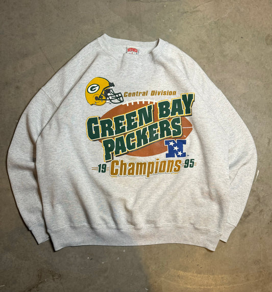 XL - Vintage Green Bay Packers Super Bowl Crewneck