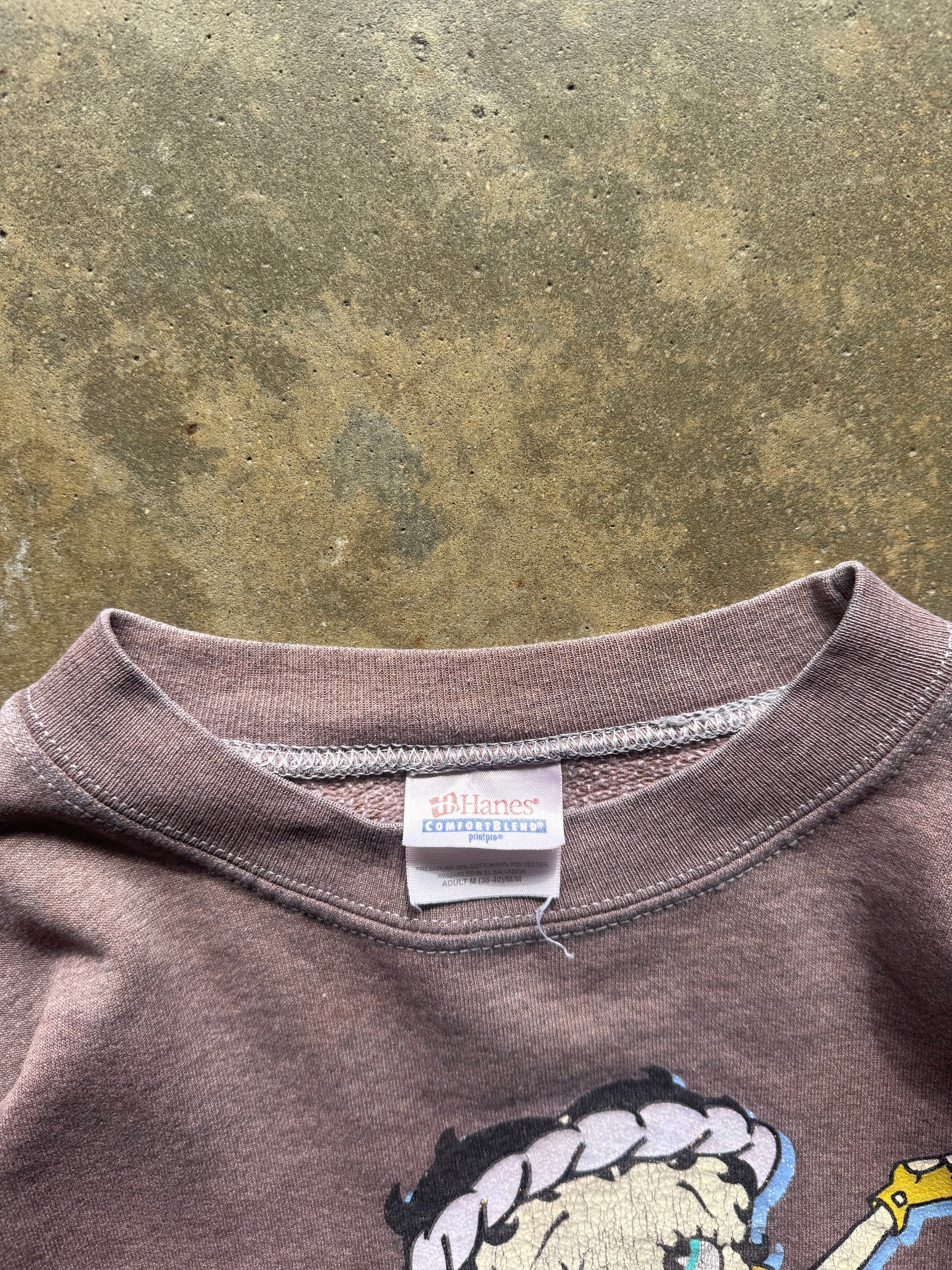 (S) 00s Moca Betty Boop Crewneck