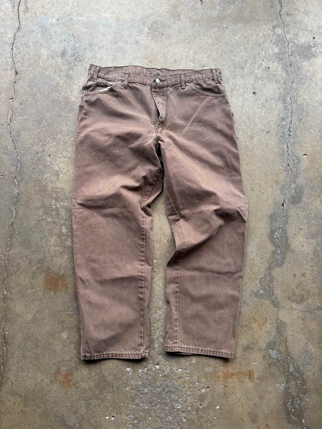 (38) 00s Faded Mocha Dickies Carpenter Pants