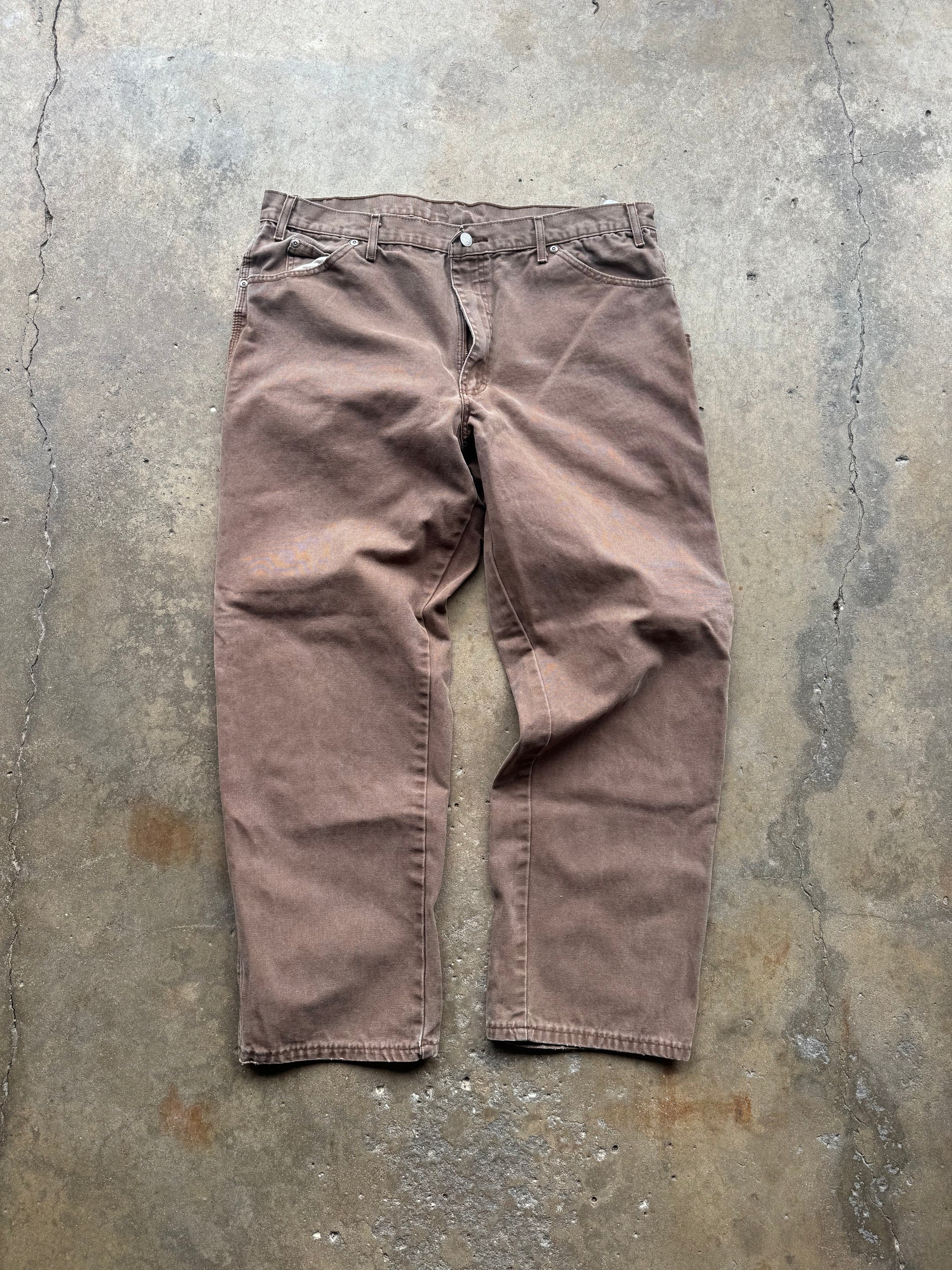 (38) 00s Faded Mocha Dickies Carpenter Pants