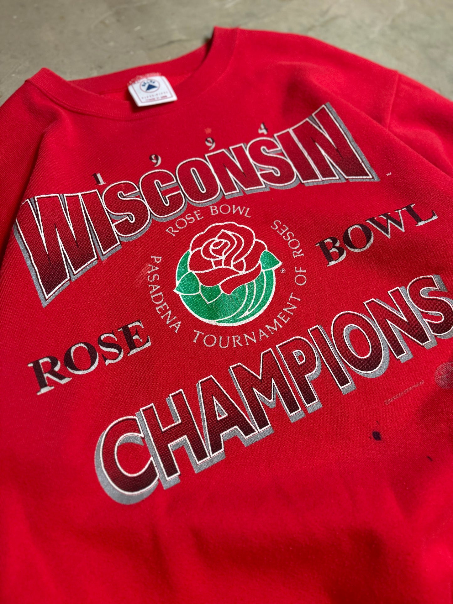 XL - Vintage Wisconsin Badgers Crewneck