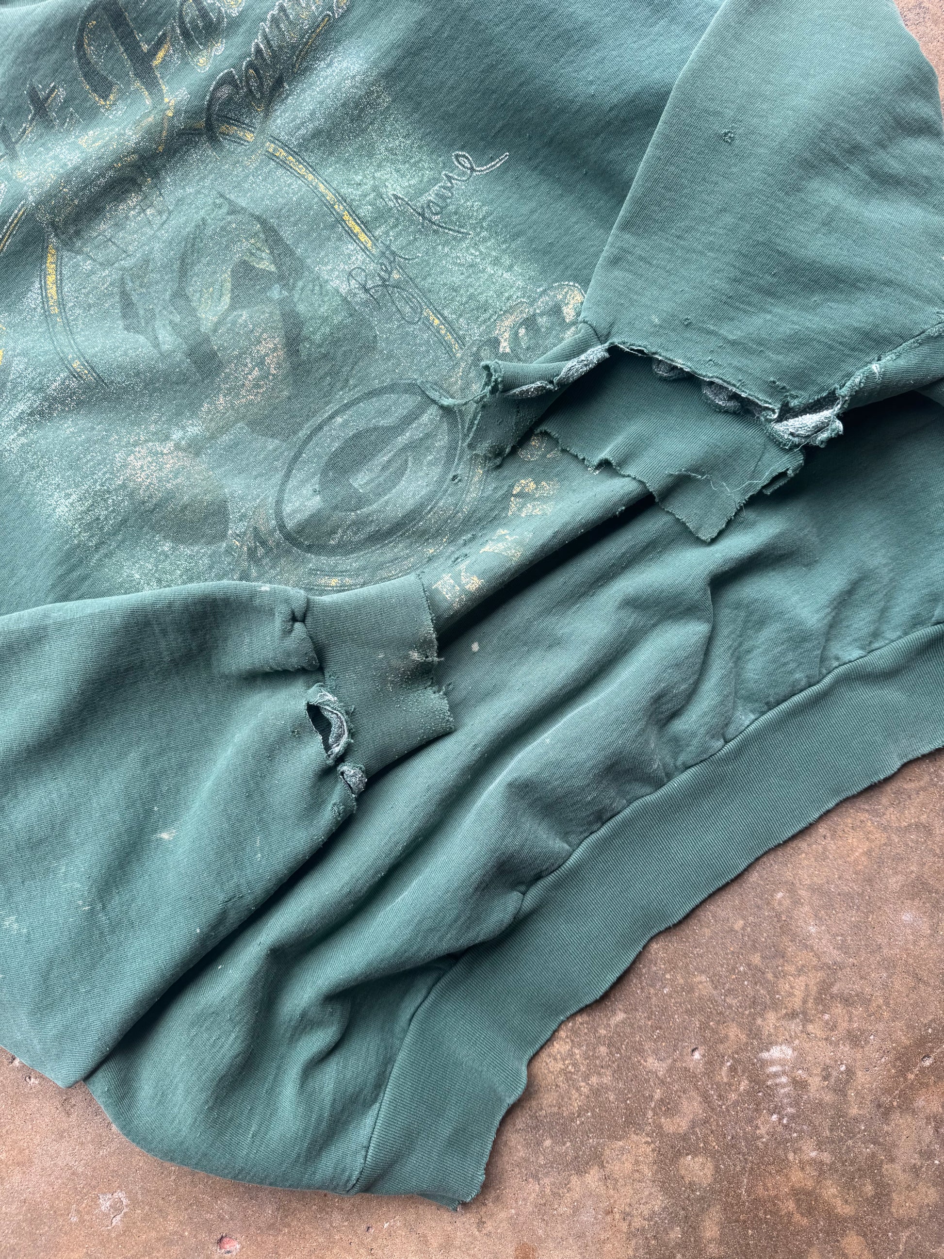 (XXL) 90s Thrashed Green Bay Packers Crewneck