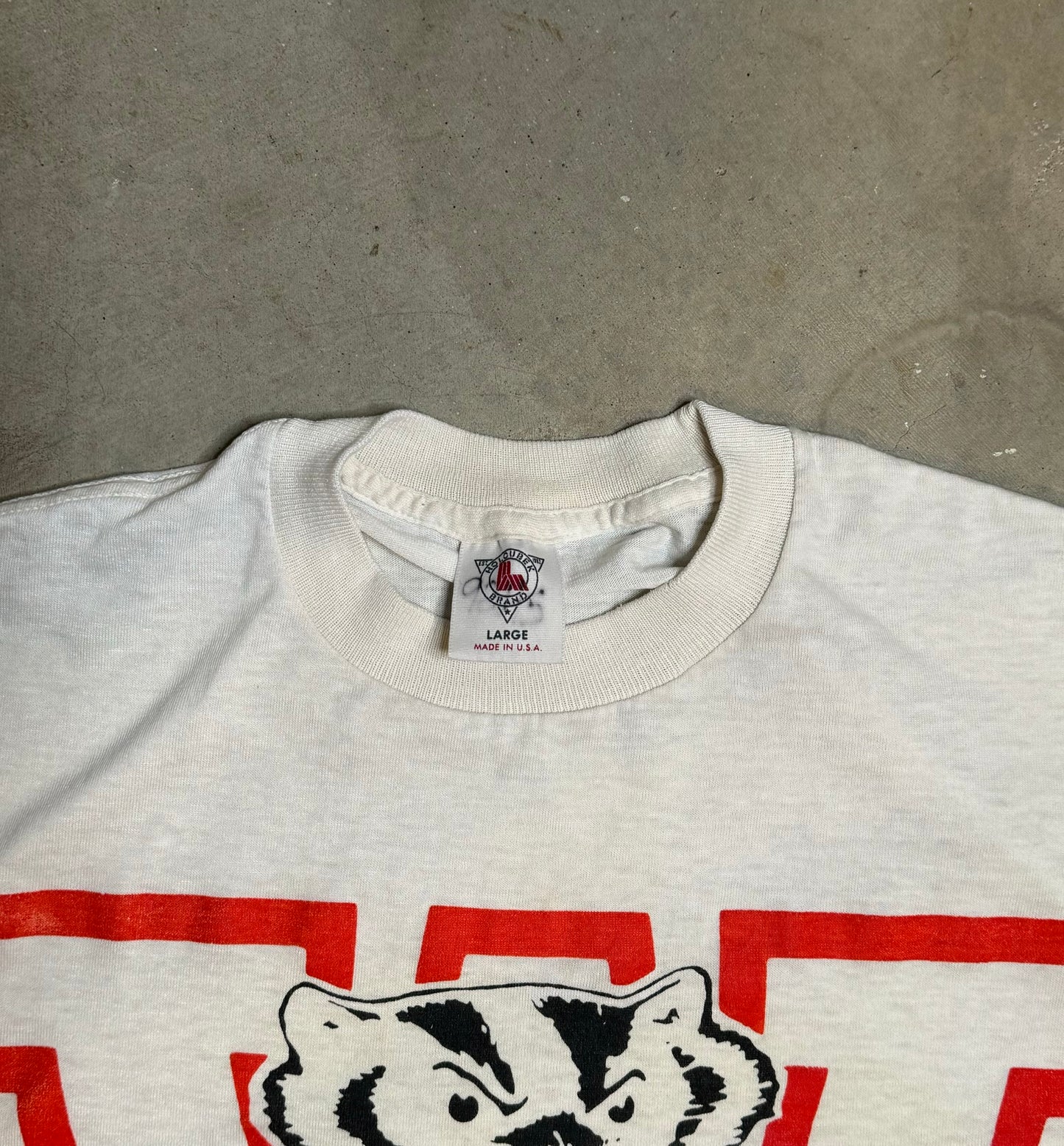 L-90s Wisconsin Badgers Vintage Tee