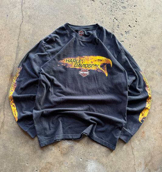 M - Vintage Harley Davidson Long Sleeve Tee