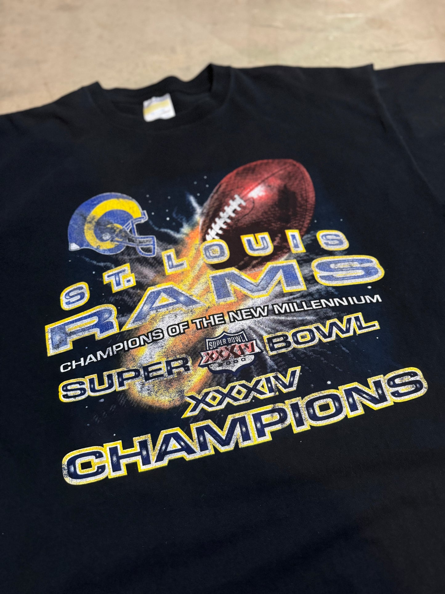 XXL-00s St. Louis Rams Vintage Tee