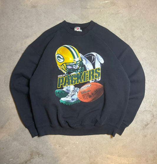 L - Vintage Green Bay Packers Crewneck