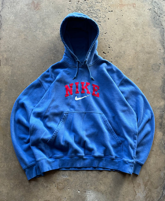 M - Vintage Nike Spell Out Hoodie