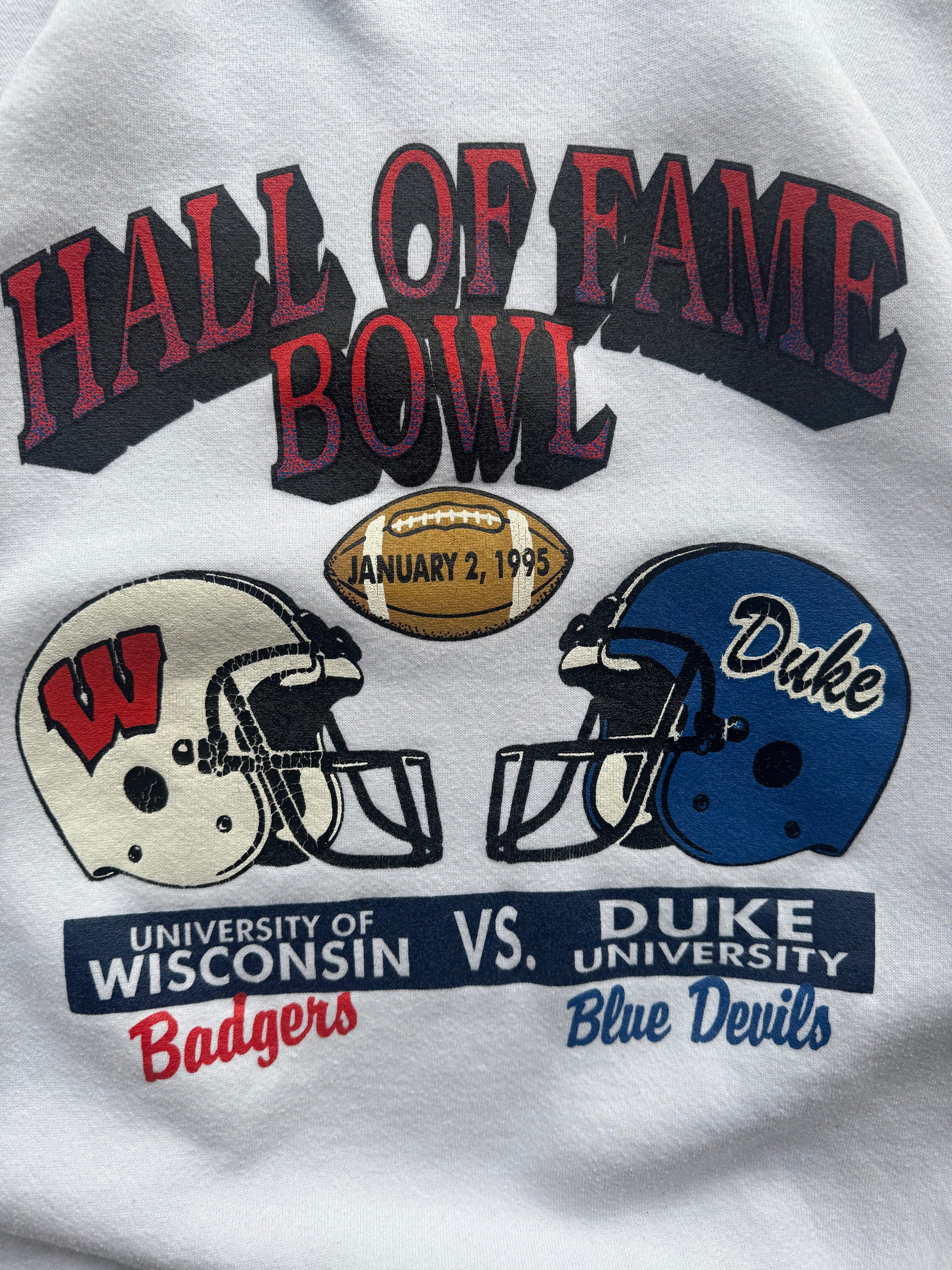 (XL) 90s University of Wisconsin vs Duke Crewneck