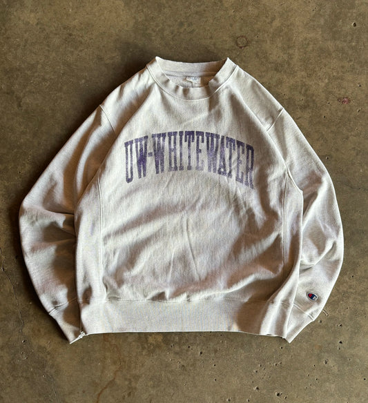 M - Vintage UW-Whitewater Crewneck