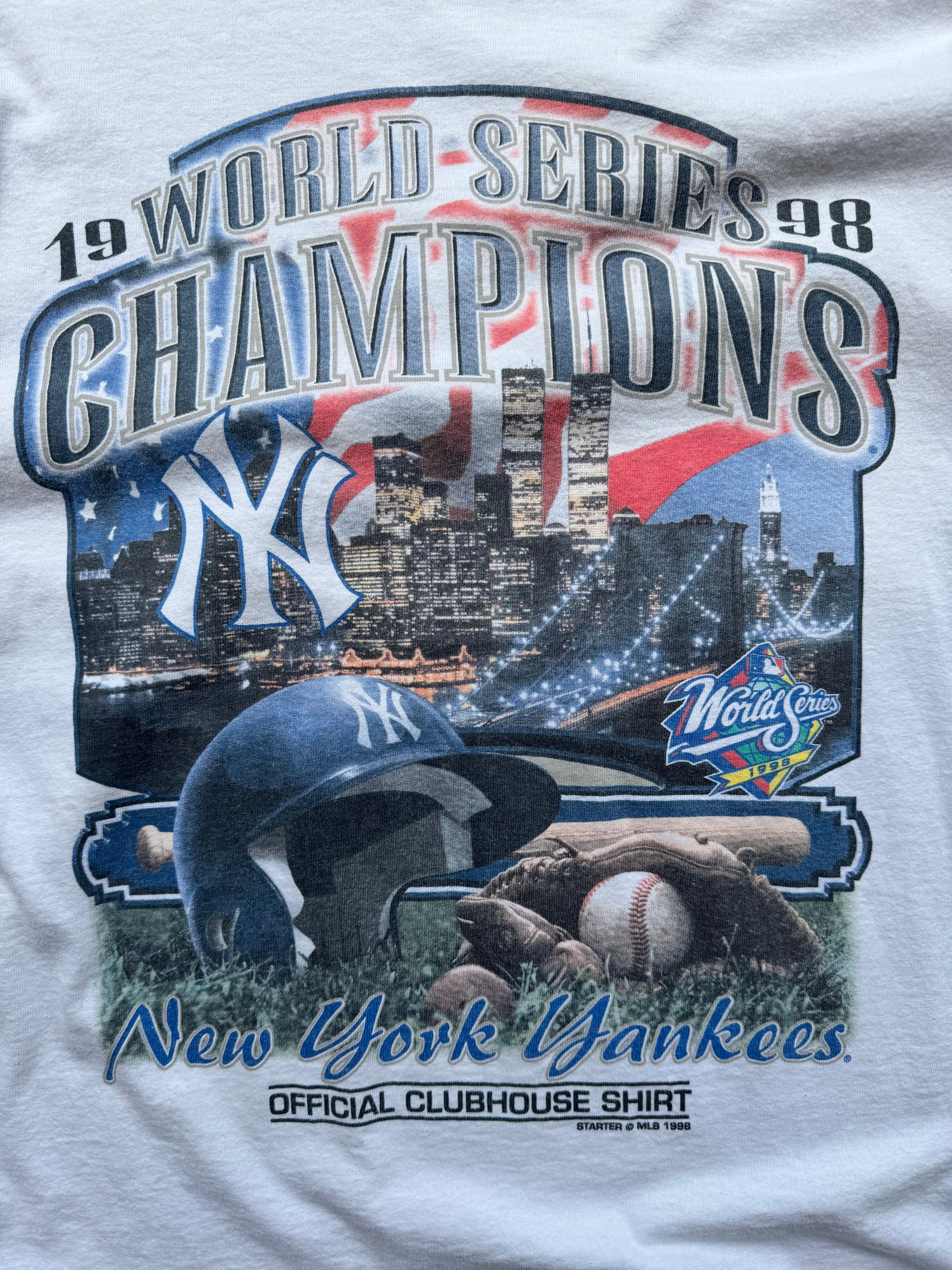 (XXL) 90s New York Yankees World Series Champs Tee