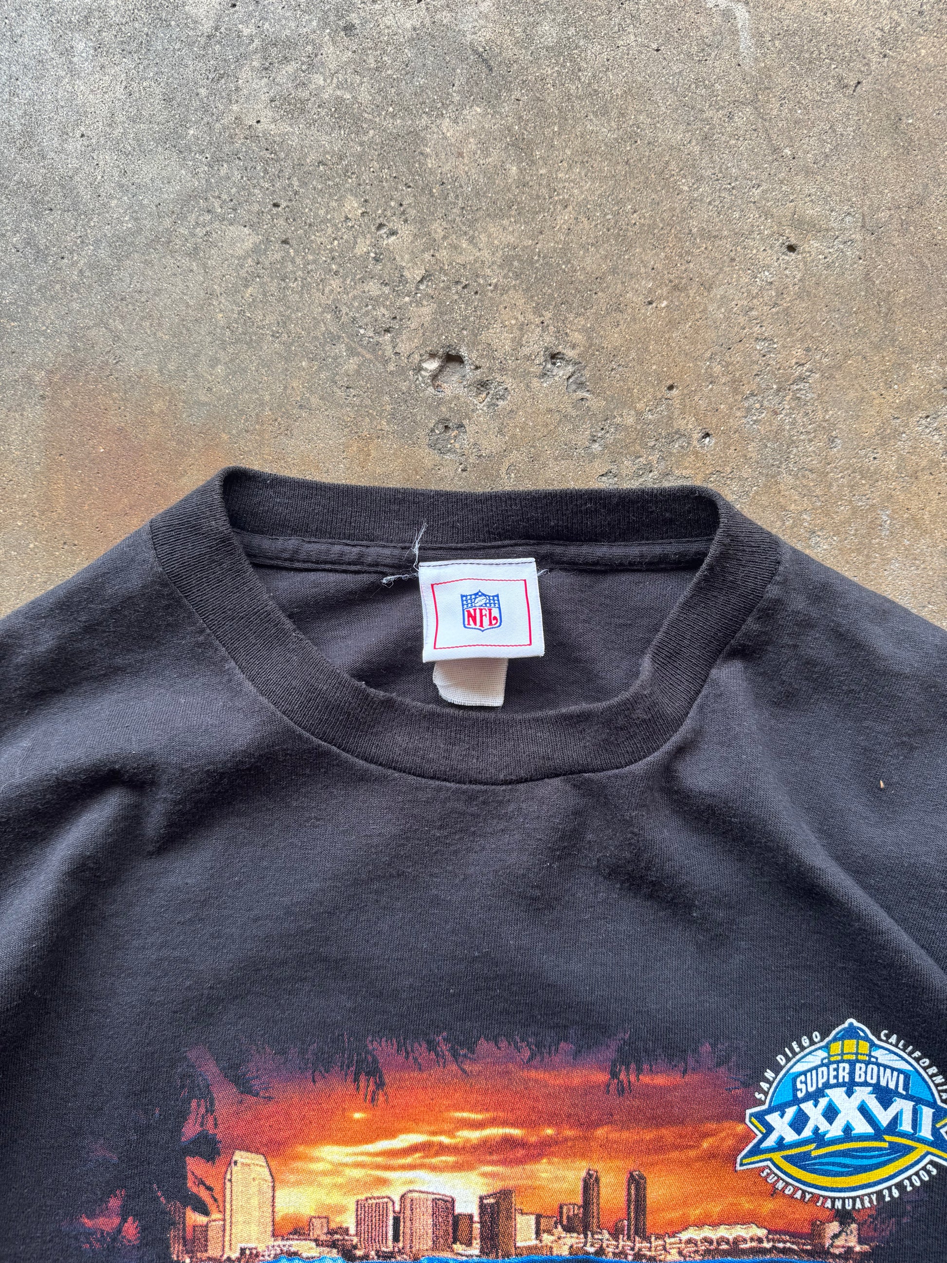 (L) 00s San Diego Super Bowl Tee