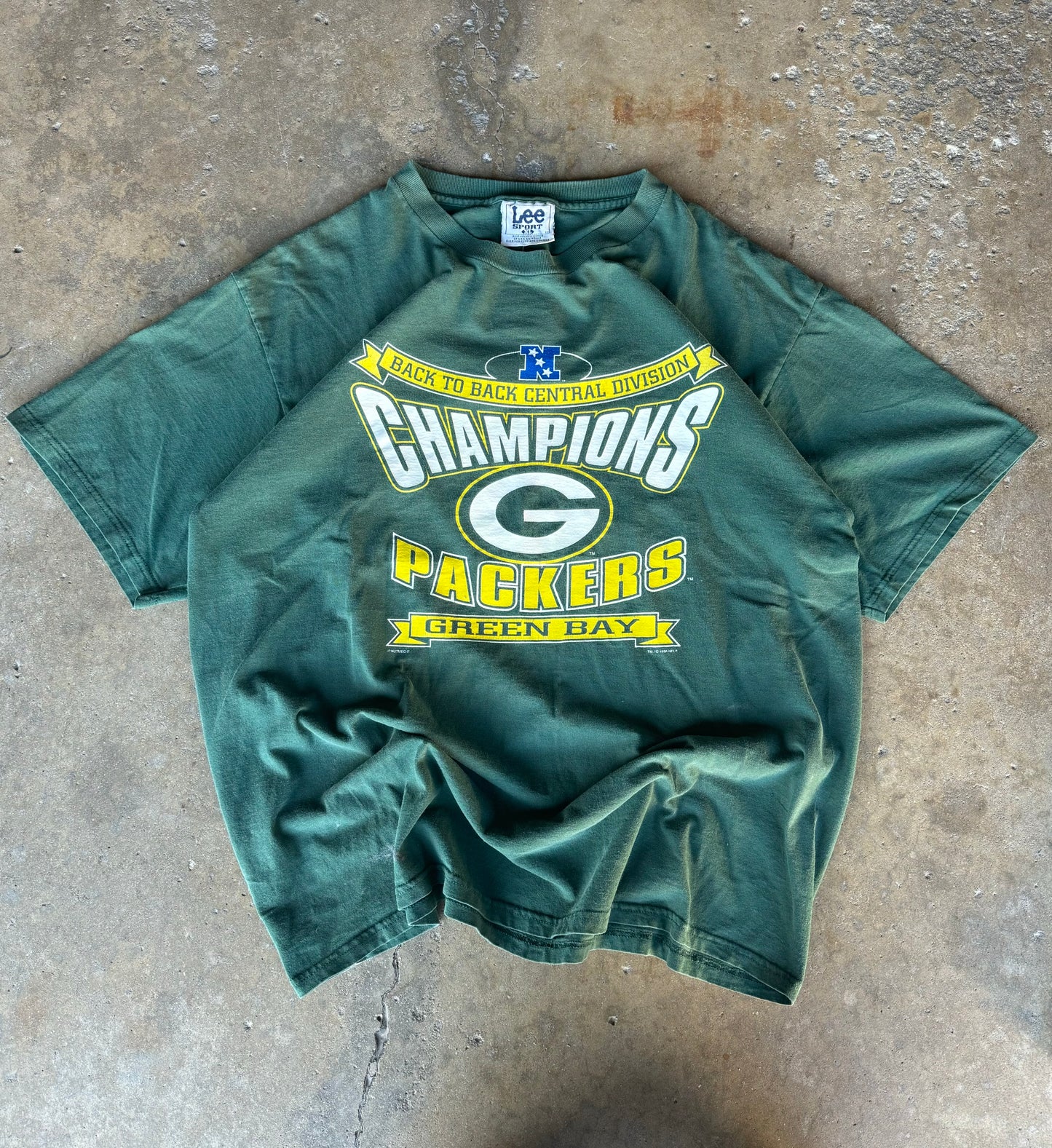 XL-90s Green Bay Packers NFC Champs Vintage Tee