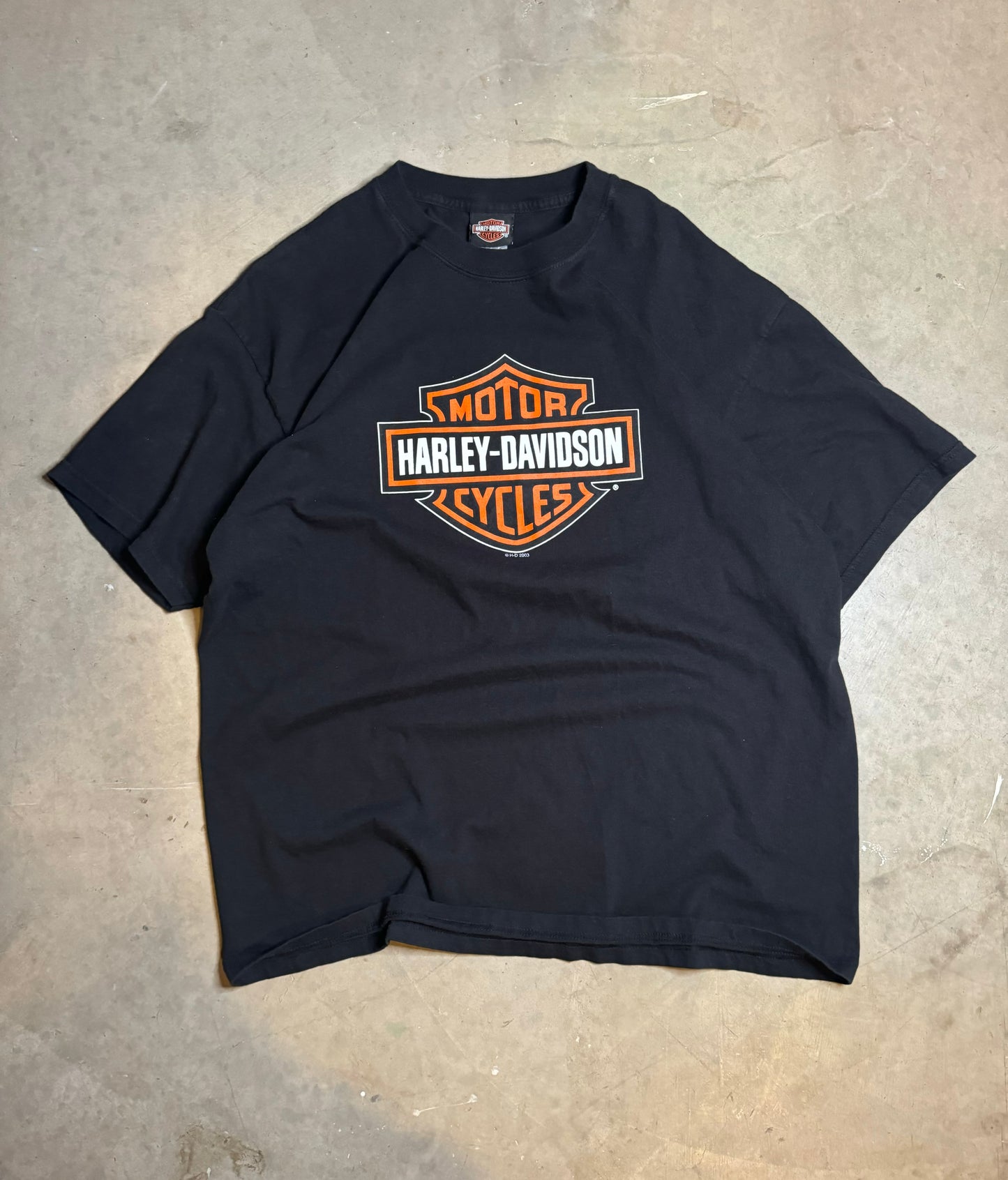 XL - Vintage Harley Davidson Logo Tee