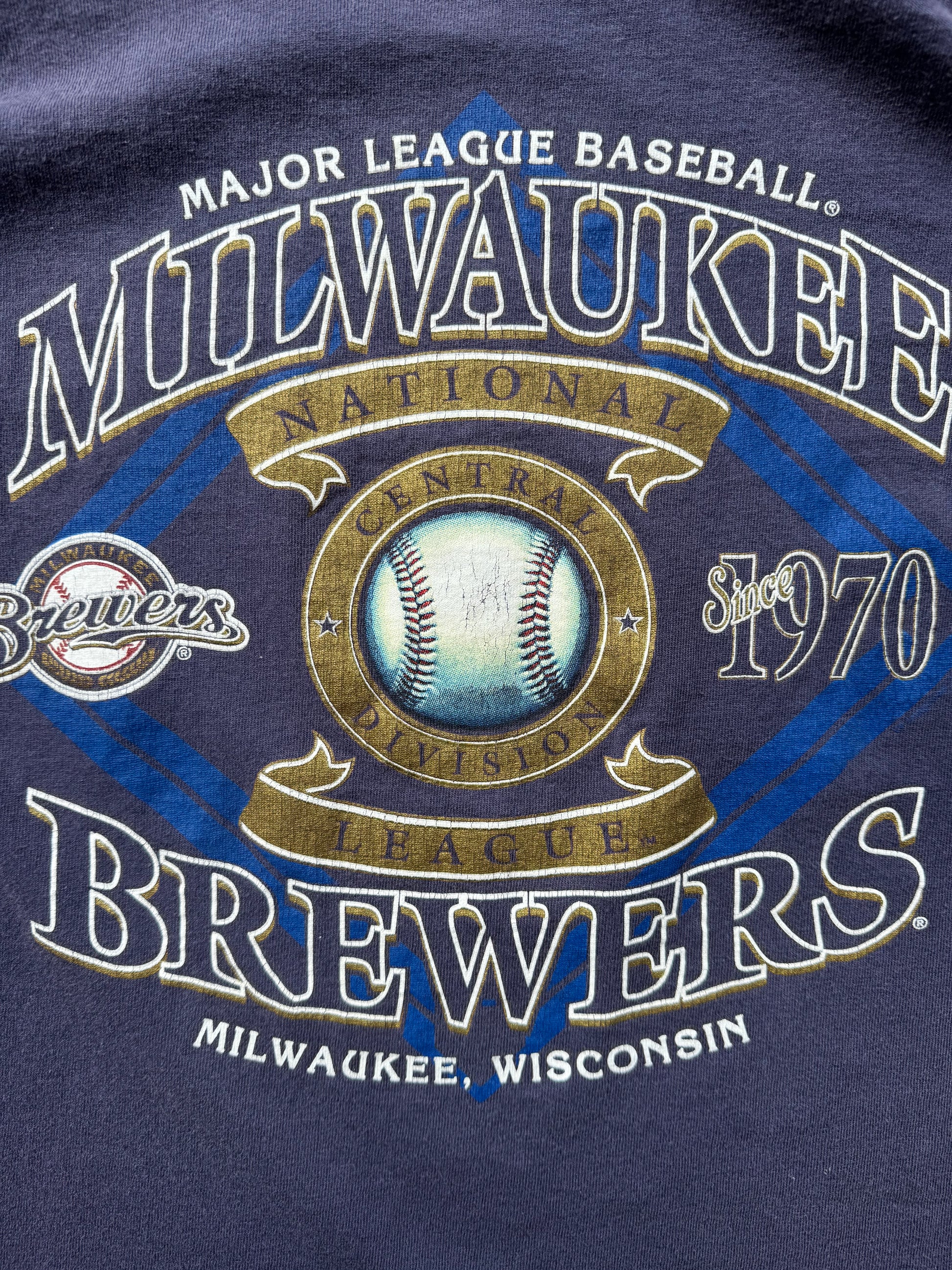 (M) 00s Milwaukee Brewers Cropped Tee