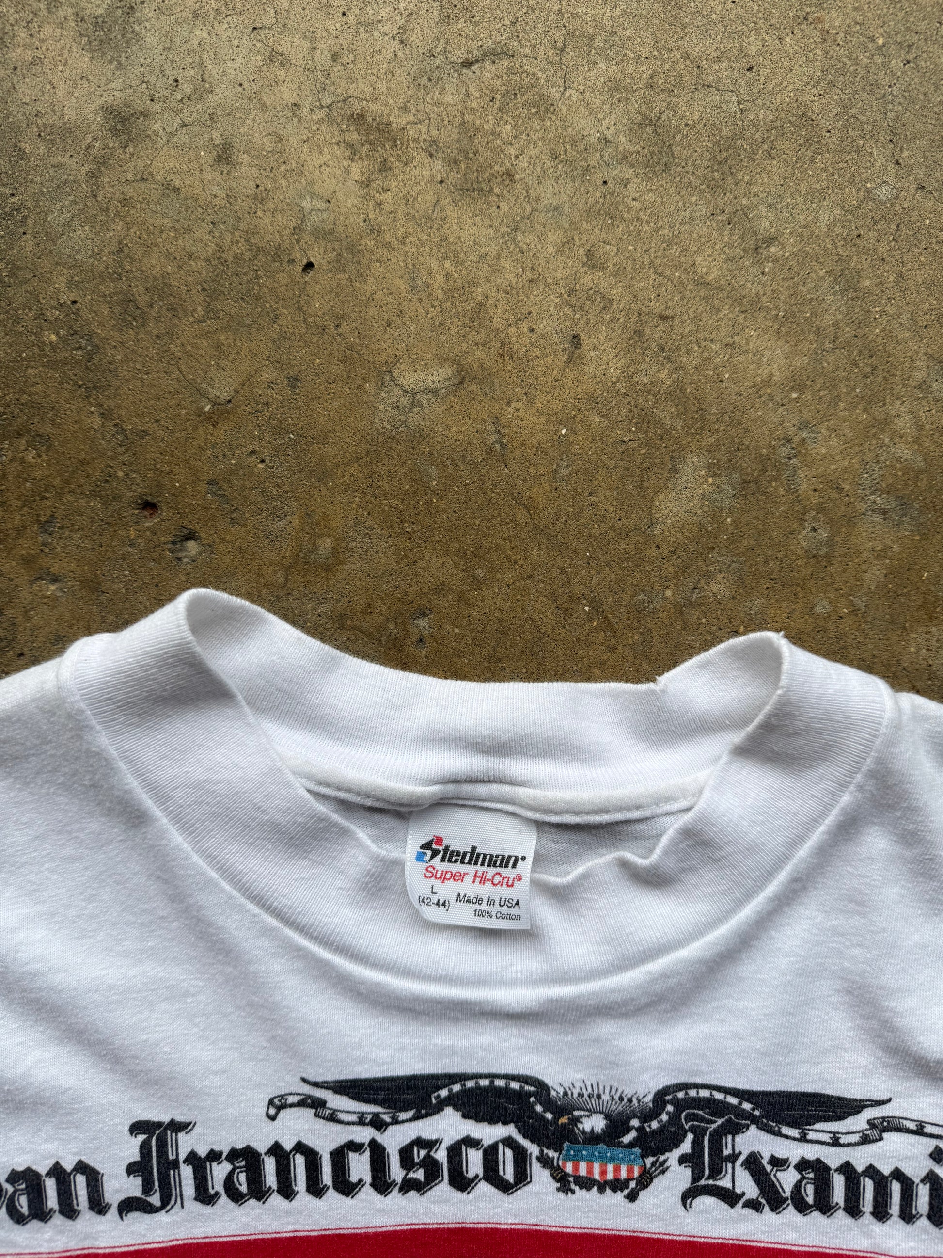 (L) 90s San Francisco 49ers Newspaper Tee
