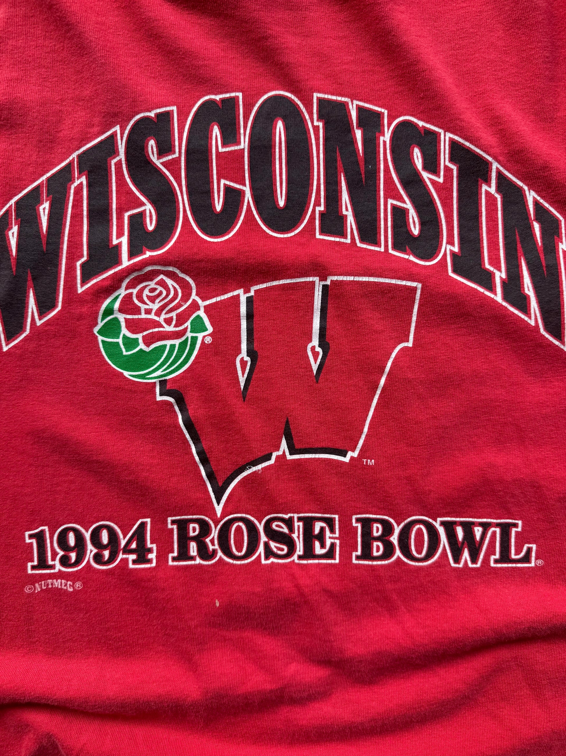 (M) 90s Wisconsin Badgers Rose Bowl tee