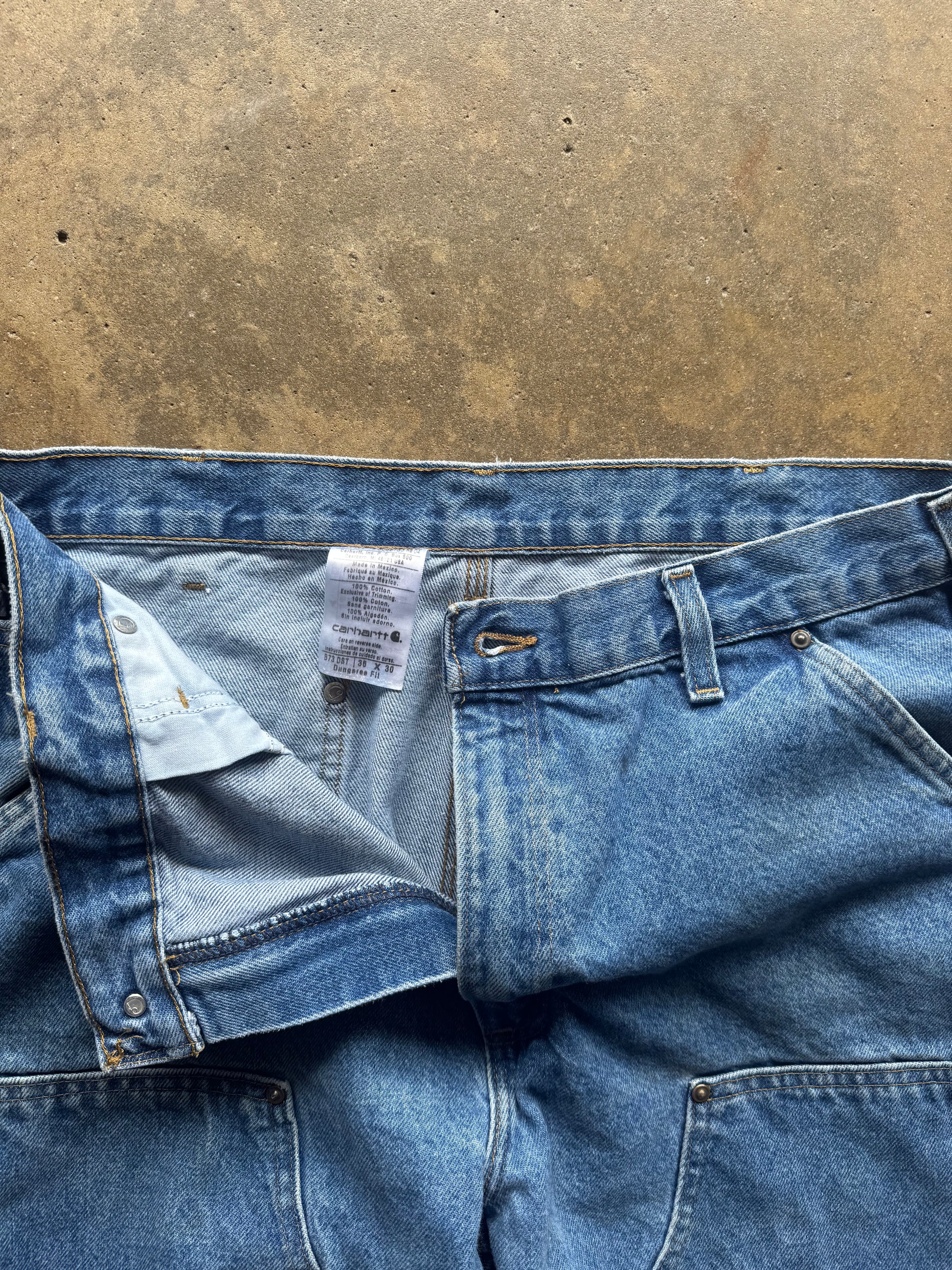 (36) 00s Denim Carhartt Double Knee Pants
