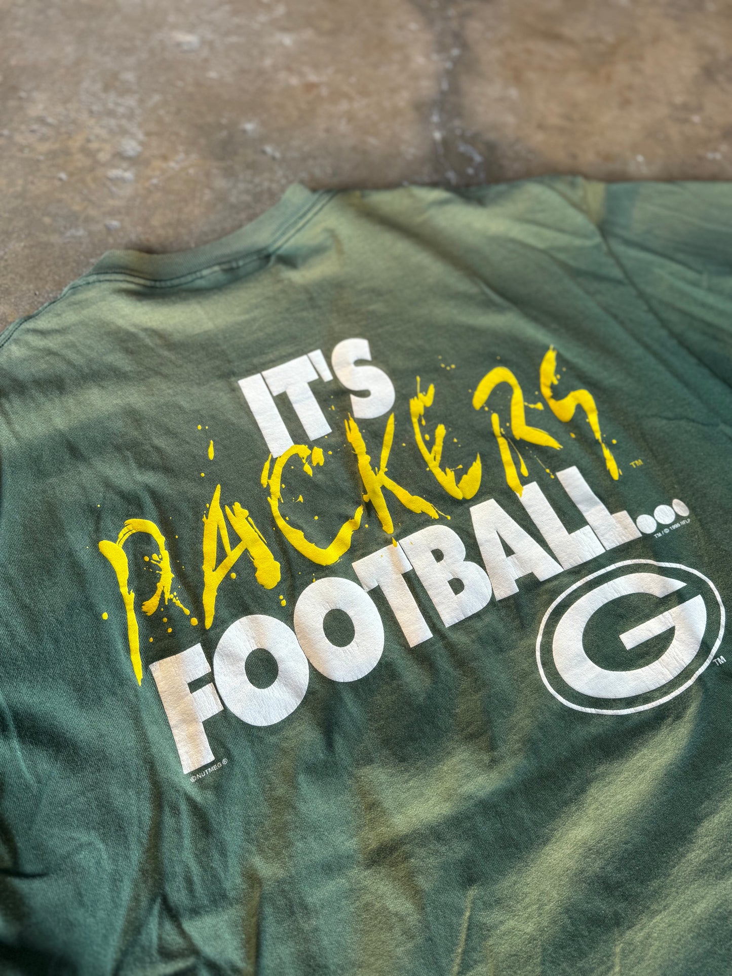 XL-90s Green Bay Packers “It’s Packers Football” Vintage tee