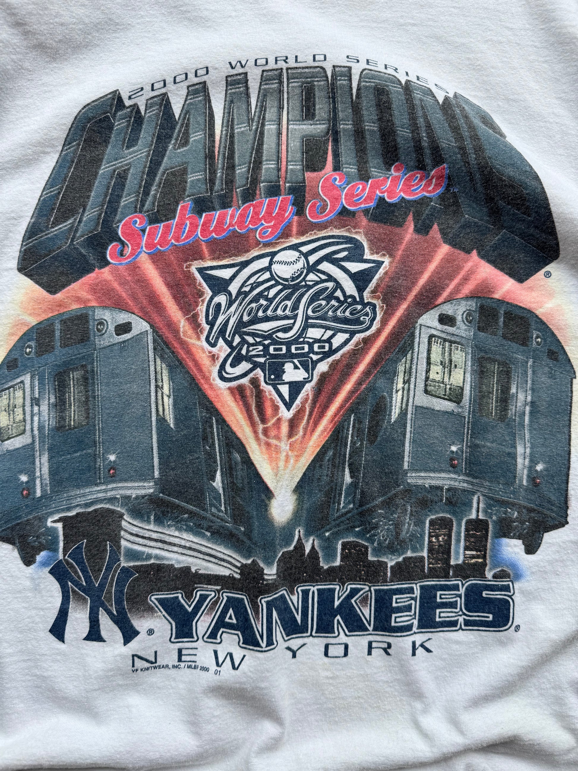 (XL) 00s New York Yankees Subway Series Tee