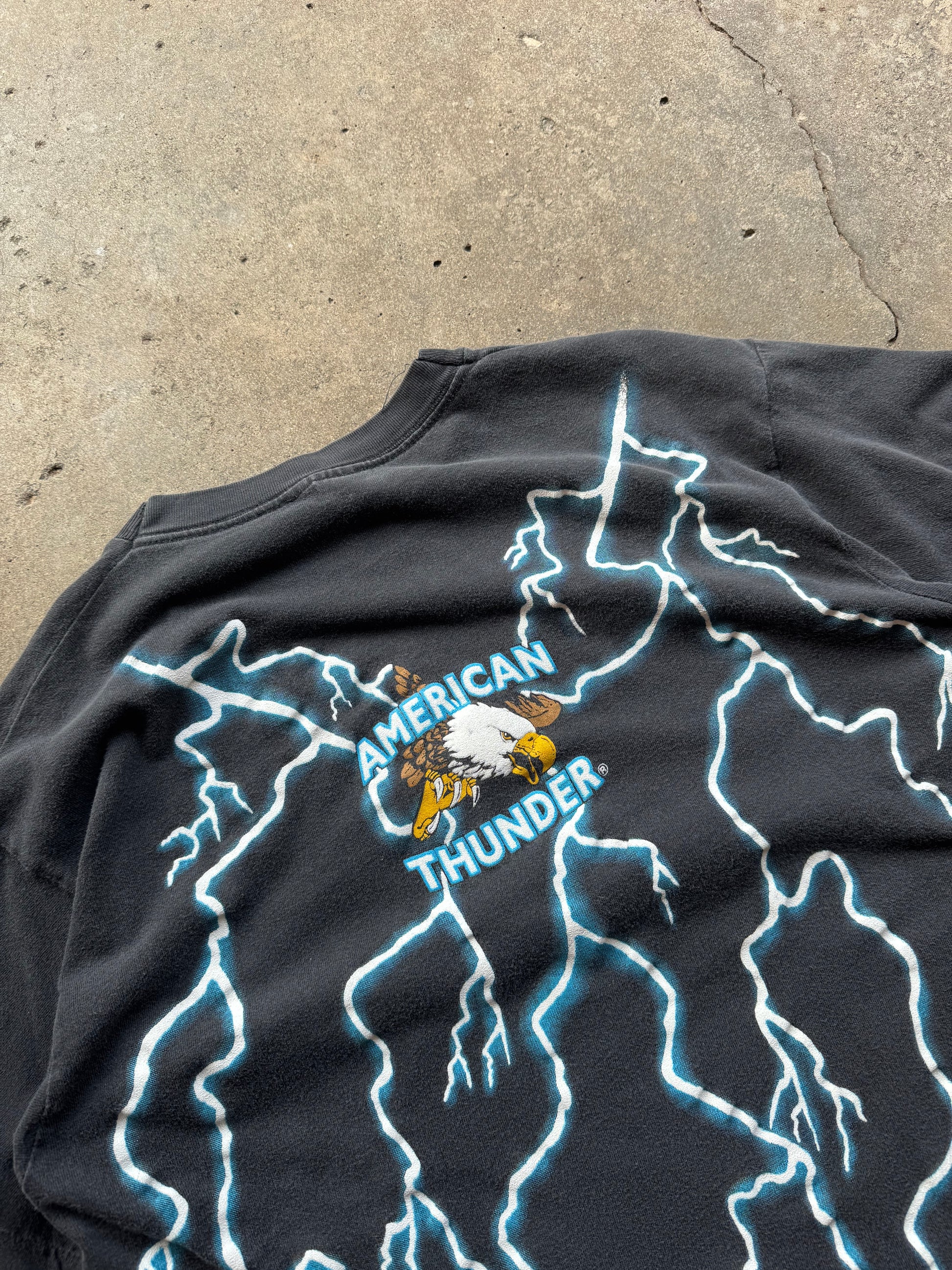 (M) 90s American Thunder Lightning Tee