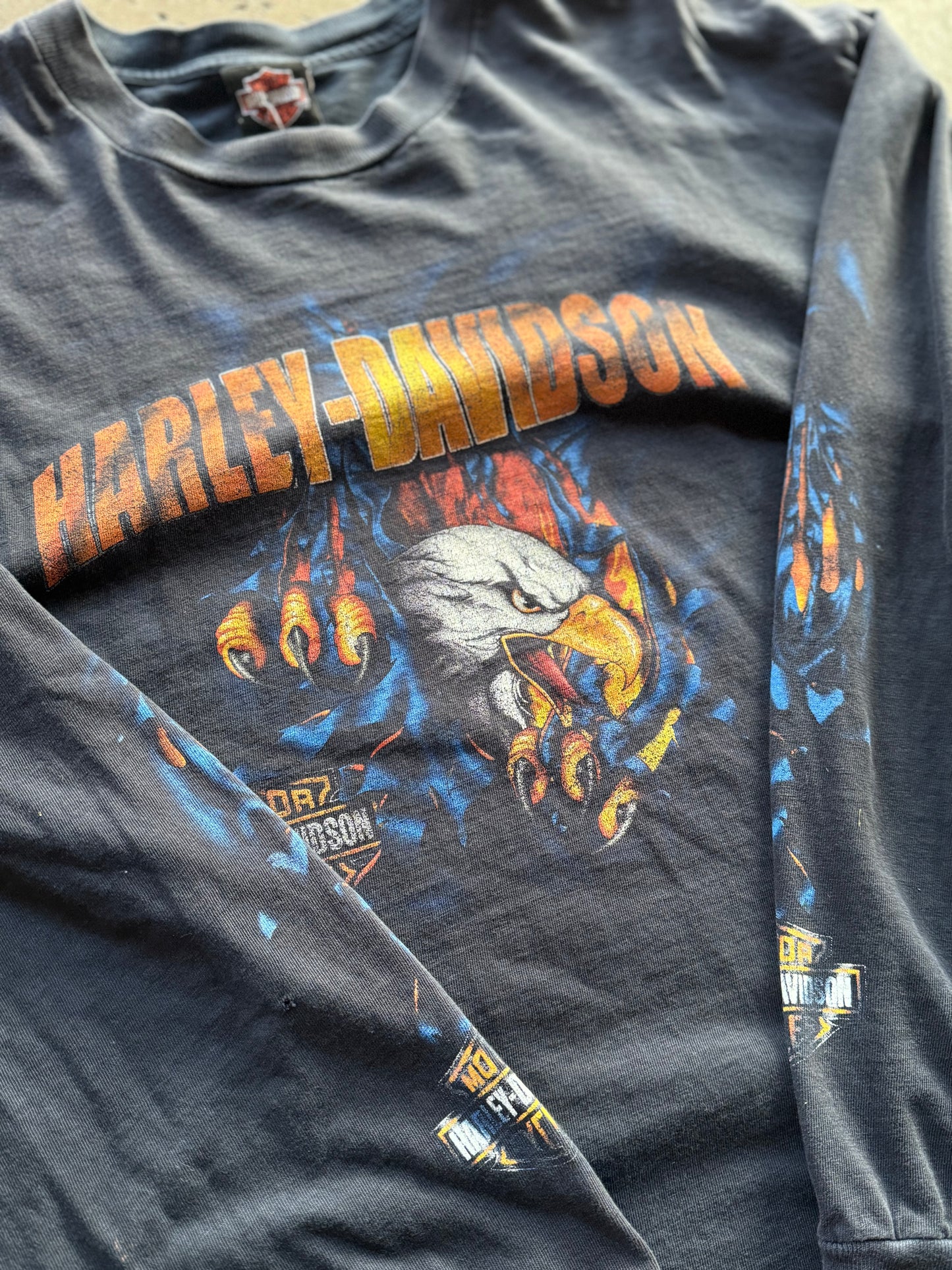 XL - Vintage Harley Davidson Long Sleeve Tee