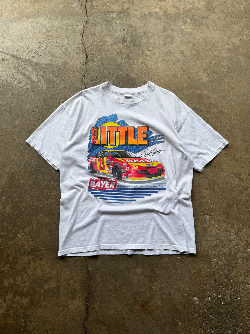 (XL) 90s Nascar Chad Little Racing Tee