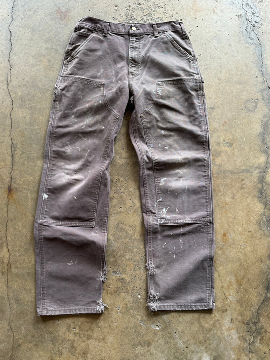 34 - Faded Thrashed Carhartt Double Knee Carpenter Pants