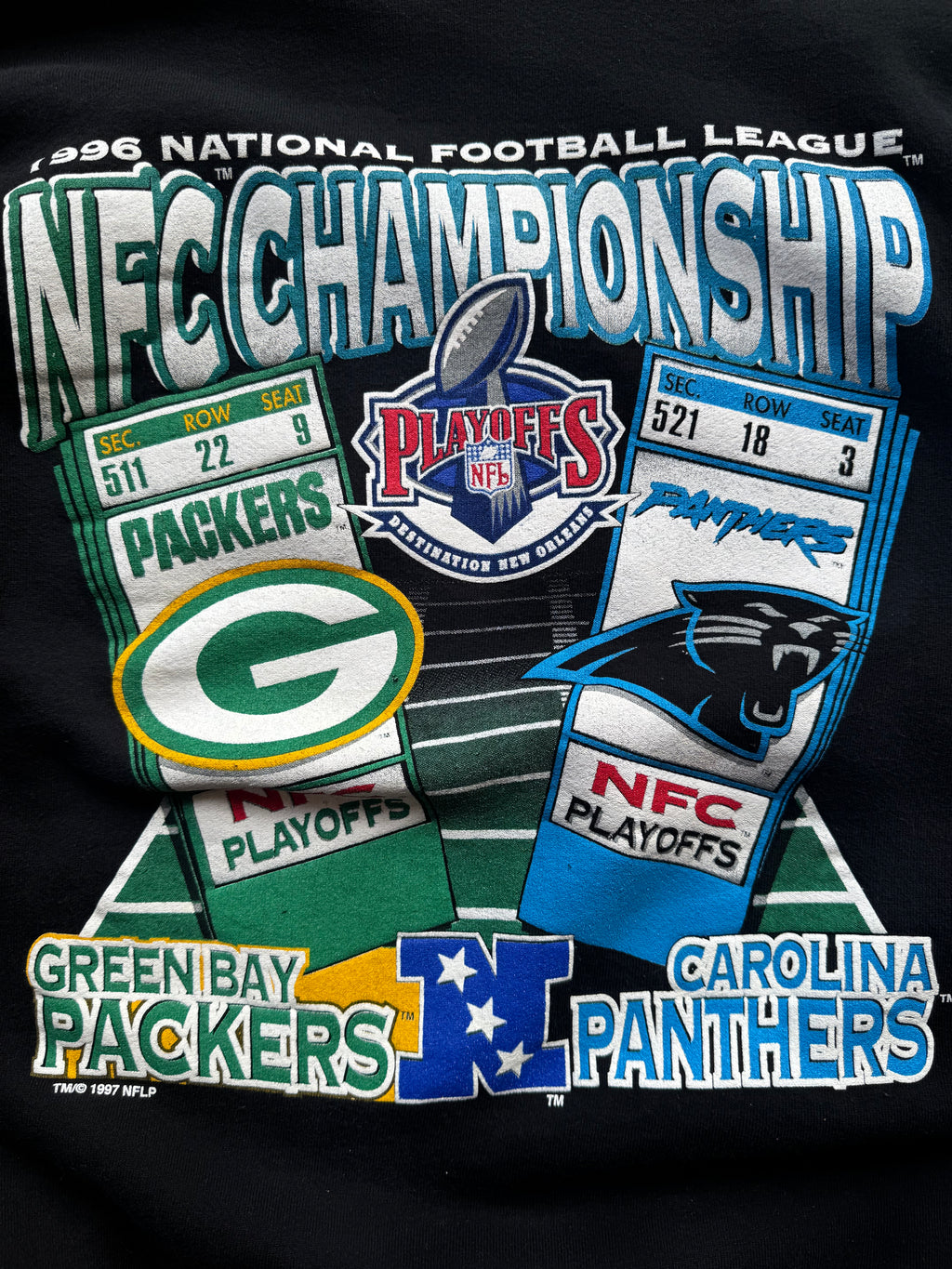 (L) 90s Green Bay Packers NFC Championship Crewneck