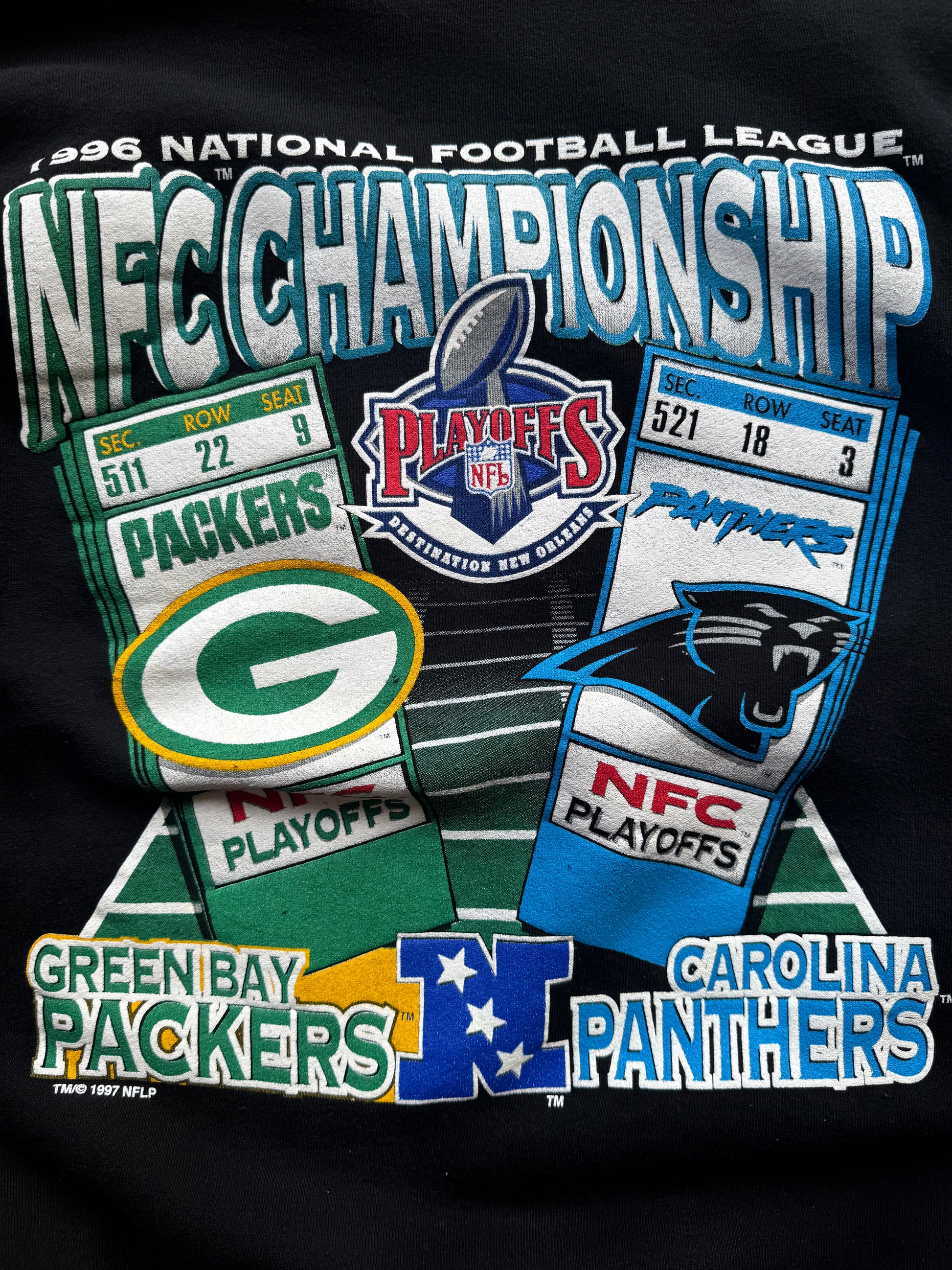 (L) 90s Green Bay Packers NFC Championship Crewneck