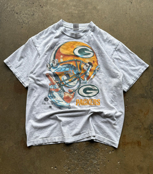 XL - Vintage Green Bay Packers Helmet Tee