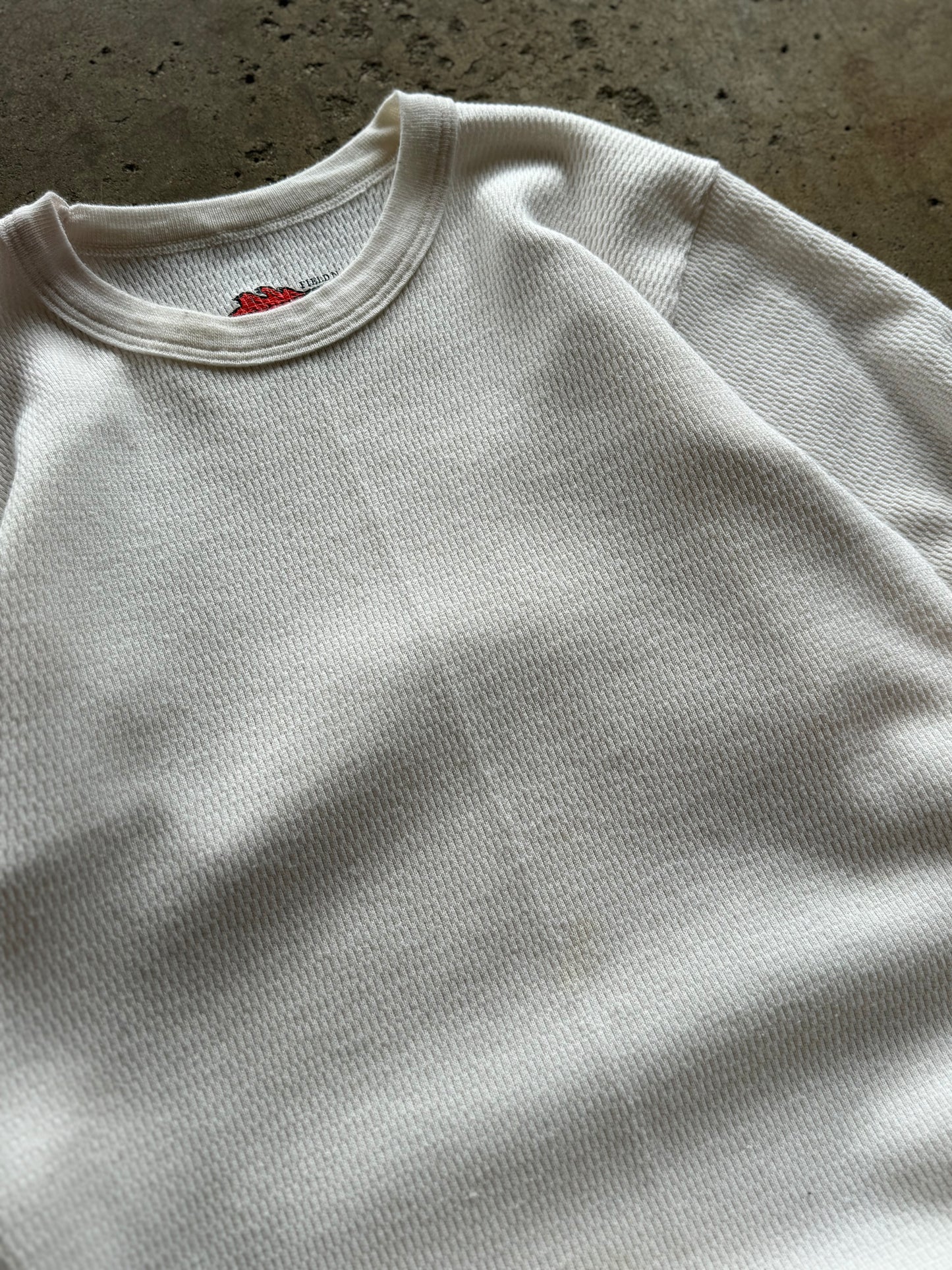 M - White thermal long sleeve baselare