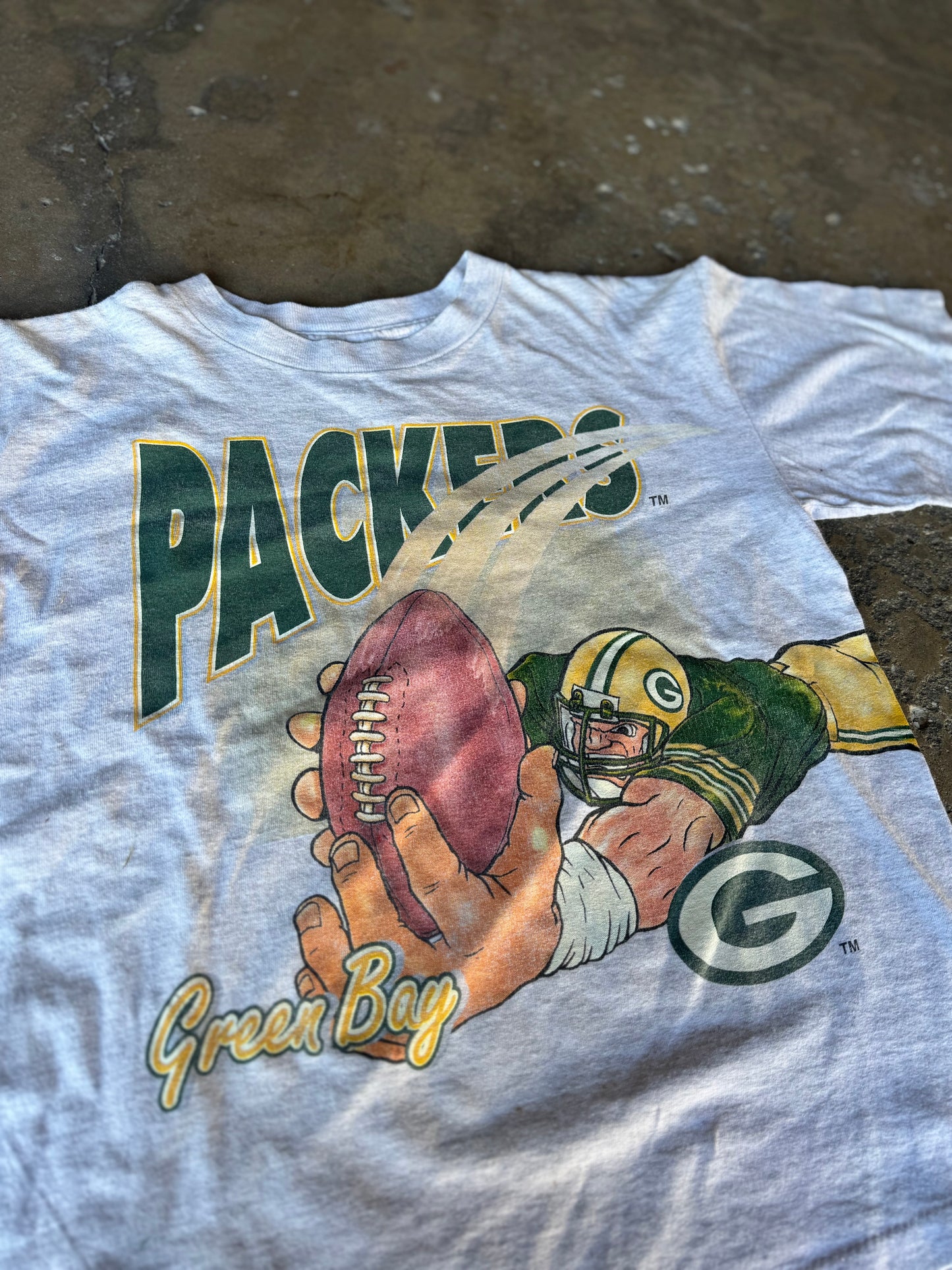 S-90s Green Bay Packers Wrap Around Vintage Tse